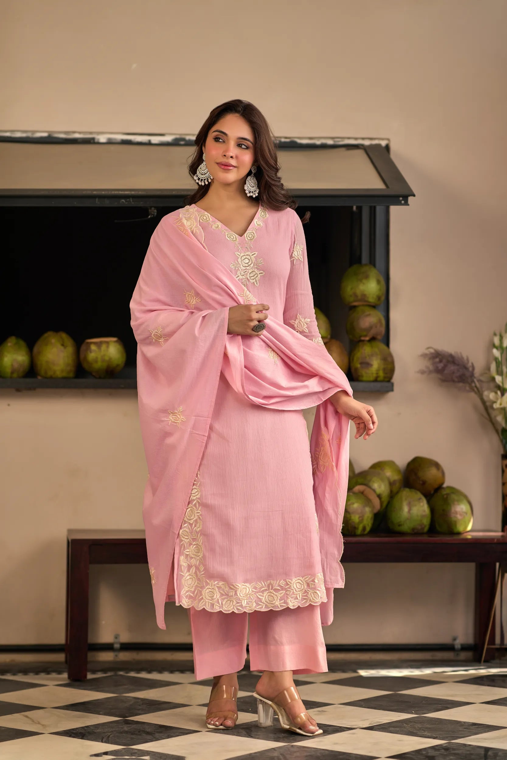 Blush Petal Kurta Set