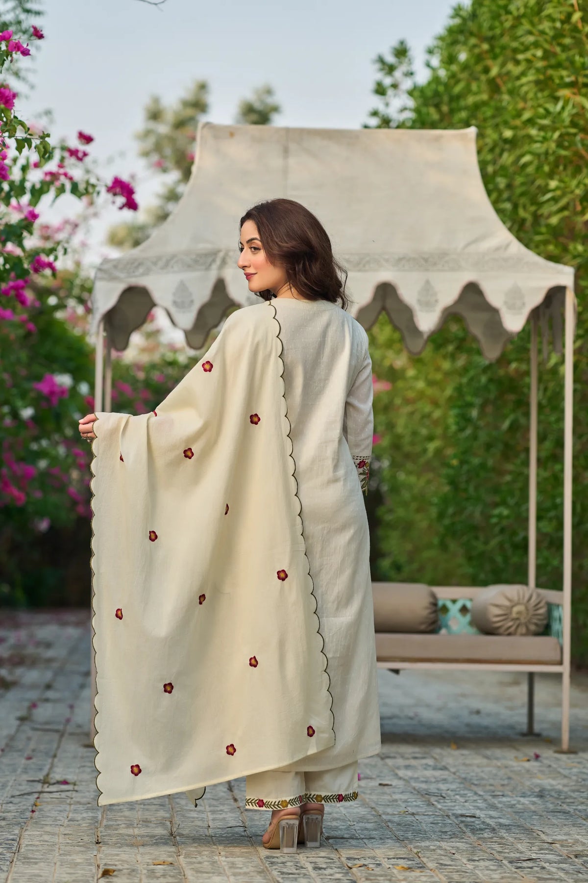 Pearl Blossom Kurta Set
