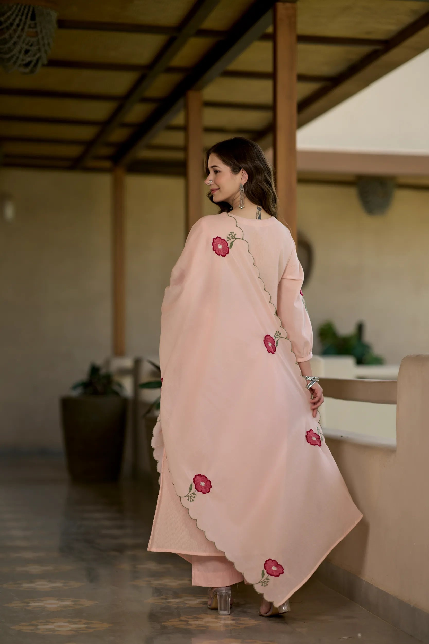 Blush Bloom Kurta Set