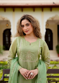 Sage Bloom Kurta Set