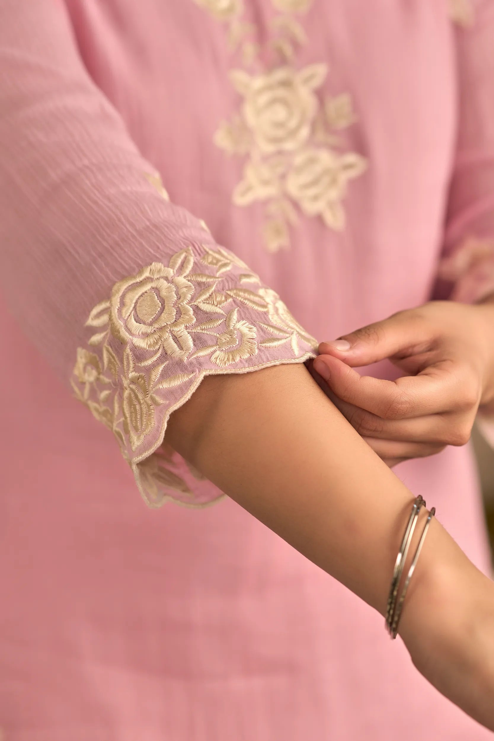 Blush Petal Kurta Set