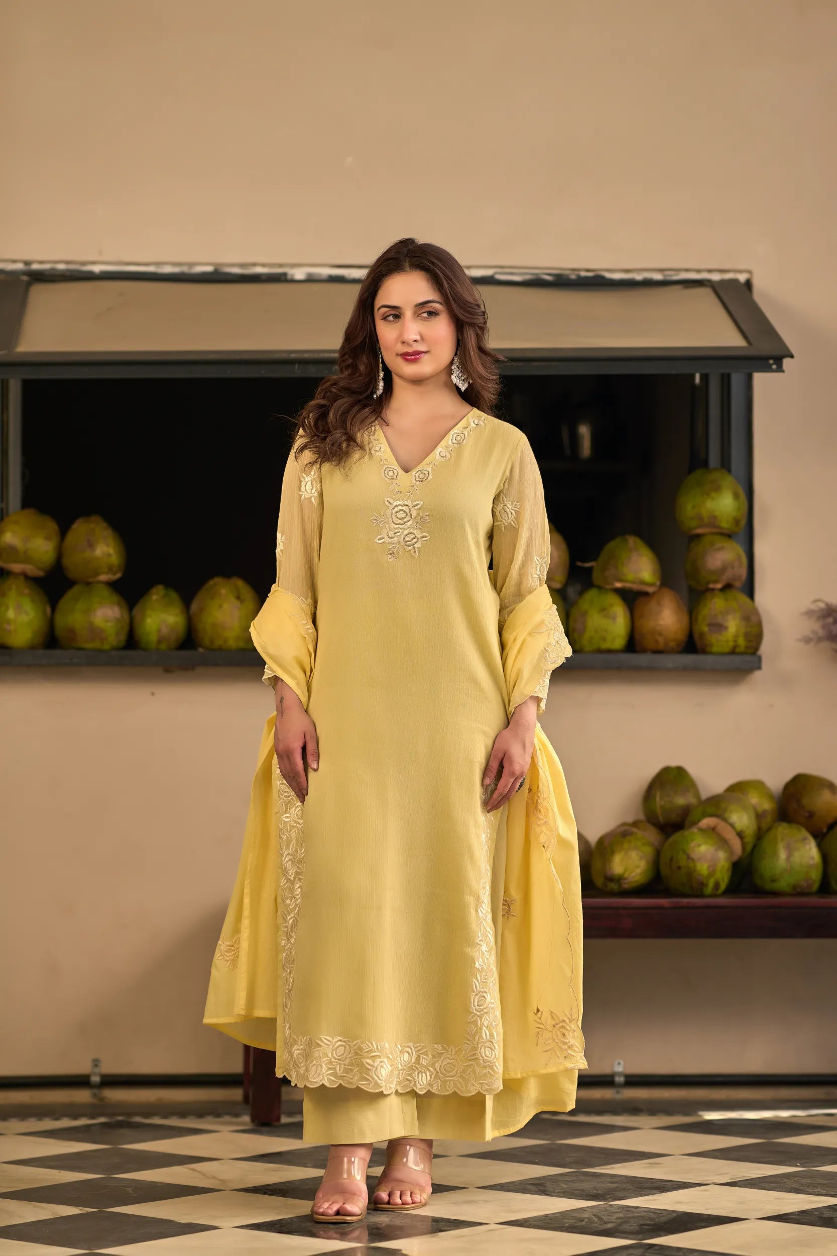 Lemon Petal Suit Set