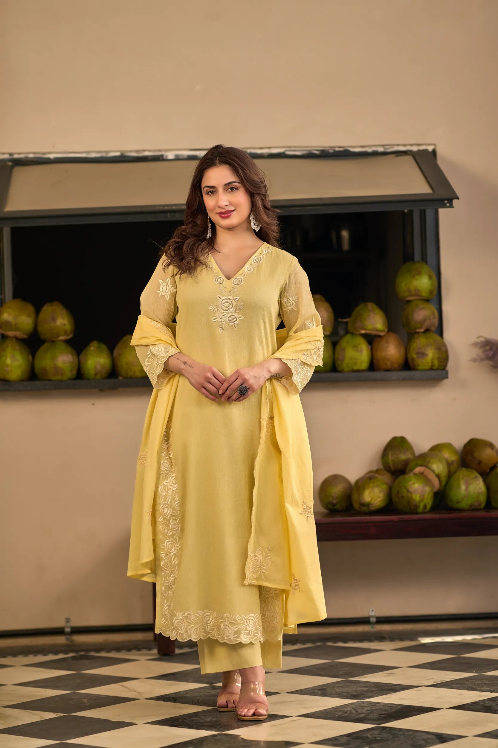 Lemon Petal Suit Set