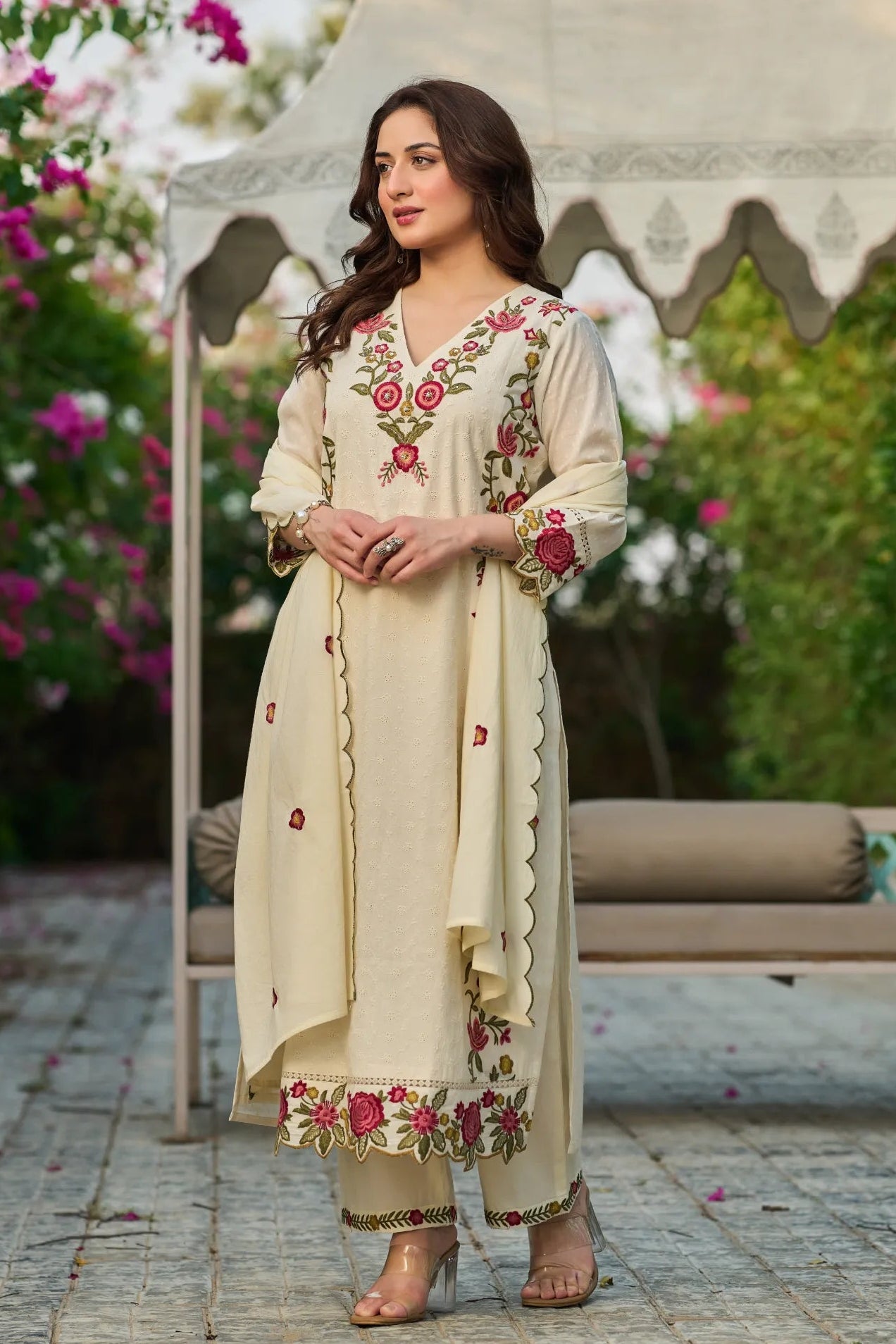 Pearl Blossom Suit Set