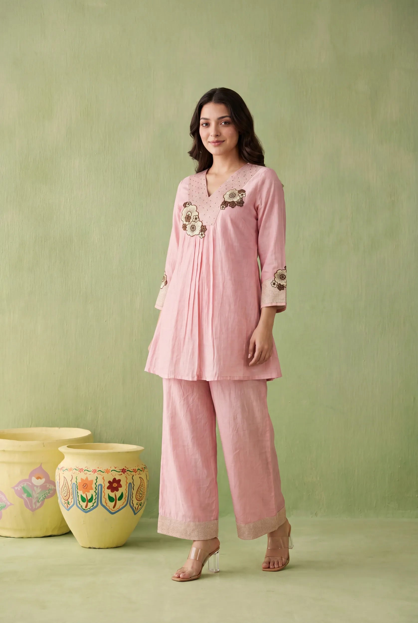 Blush Floral Co-Ord Set