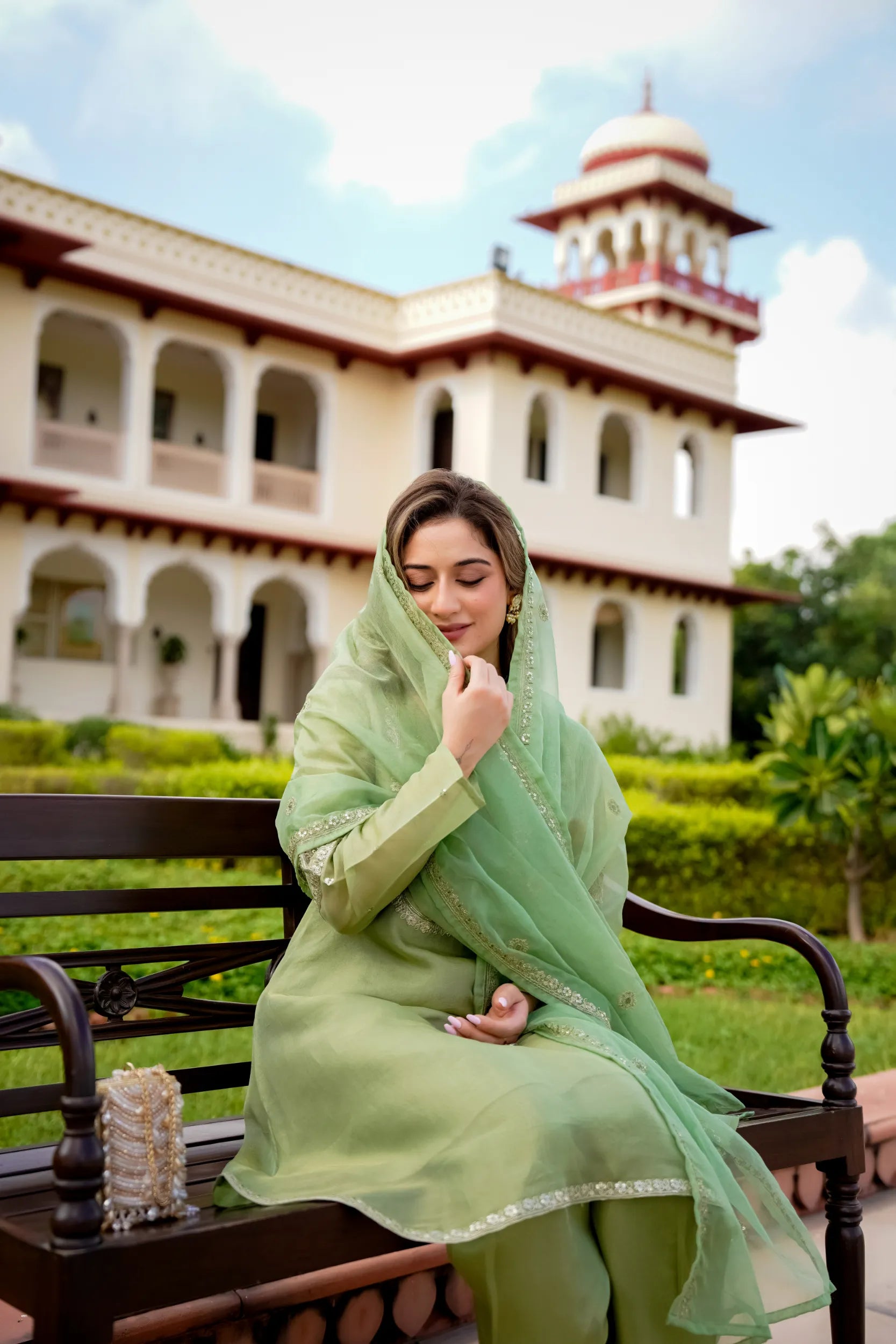 Sage Bloom Kurta Set