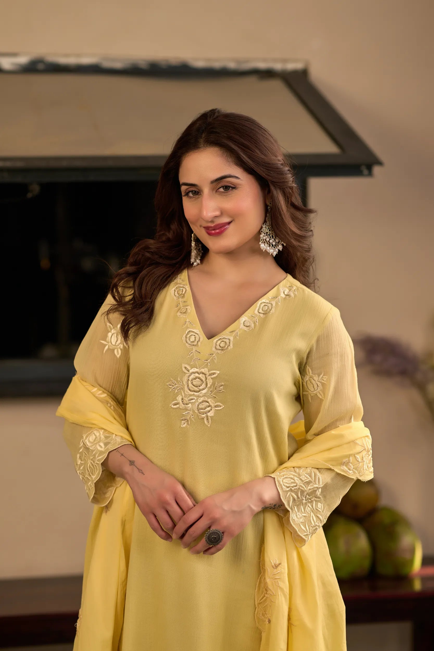 Lemon Petal Suit Set