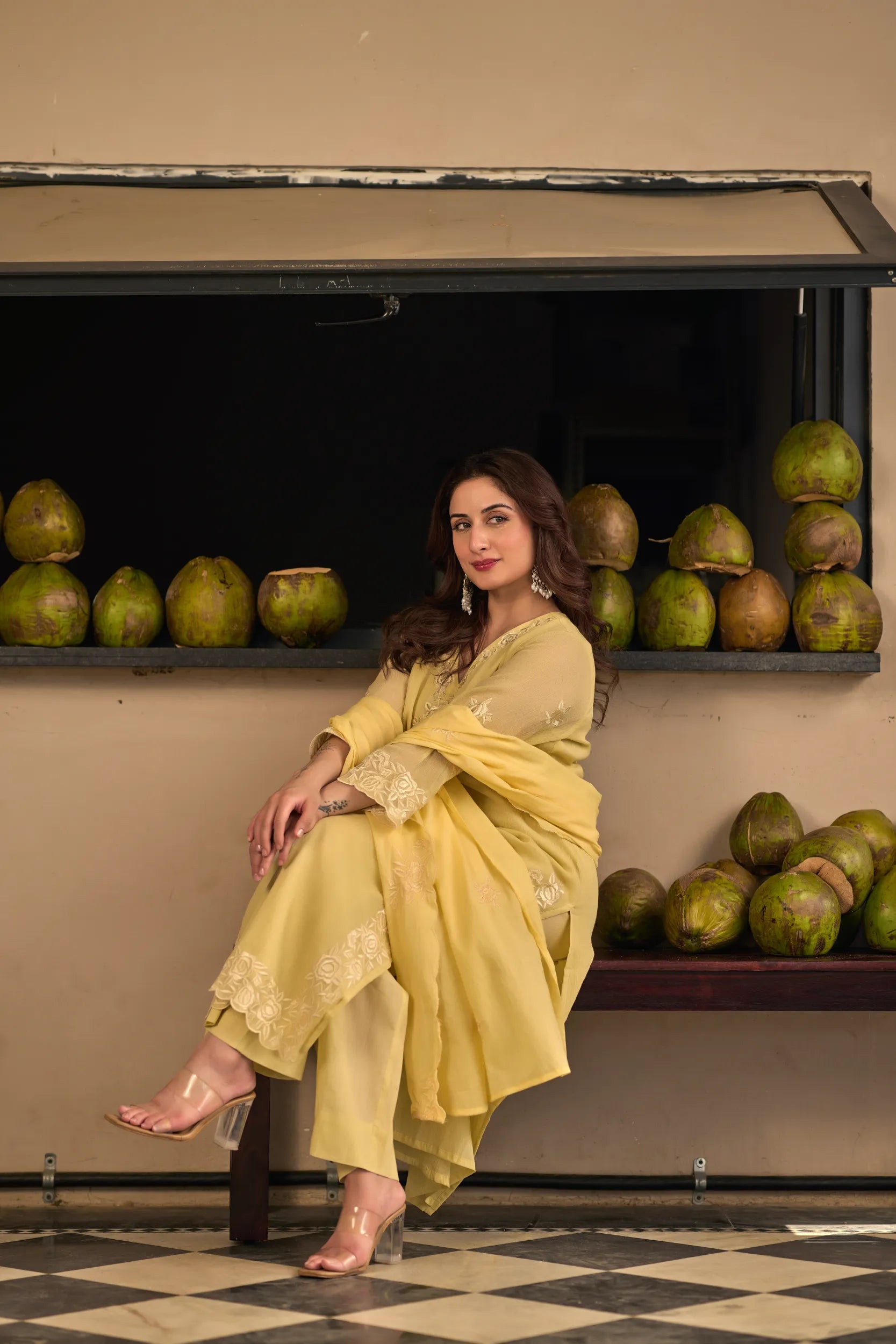 Lemon Petal Suit Set
