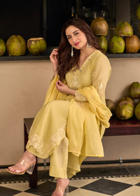 Lemon Petal Kurta Set