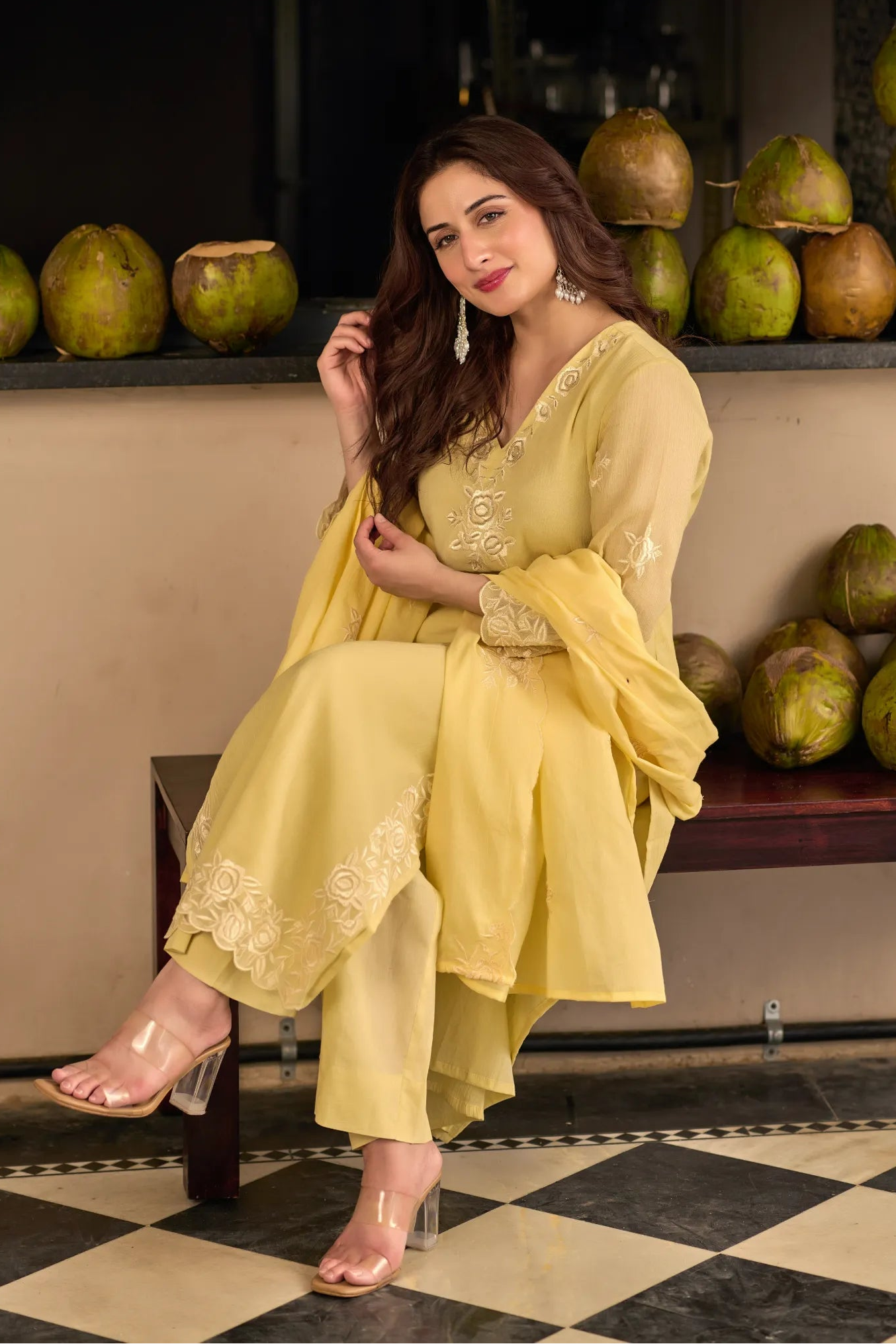 Lemon Petal Suit Set