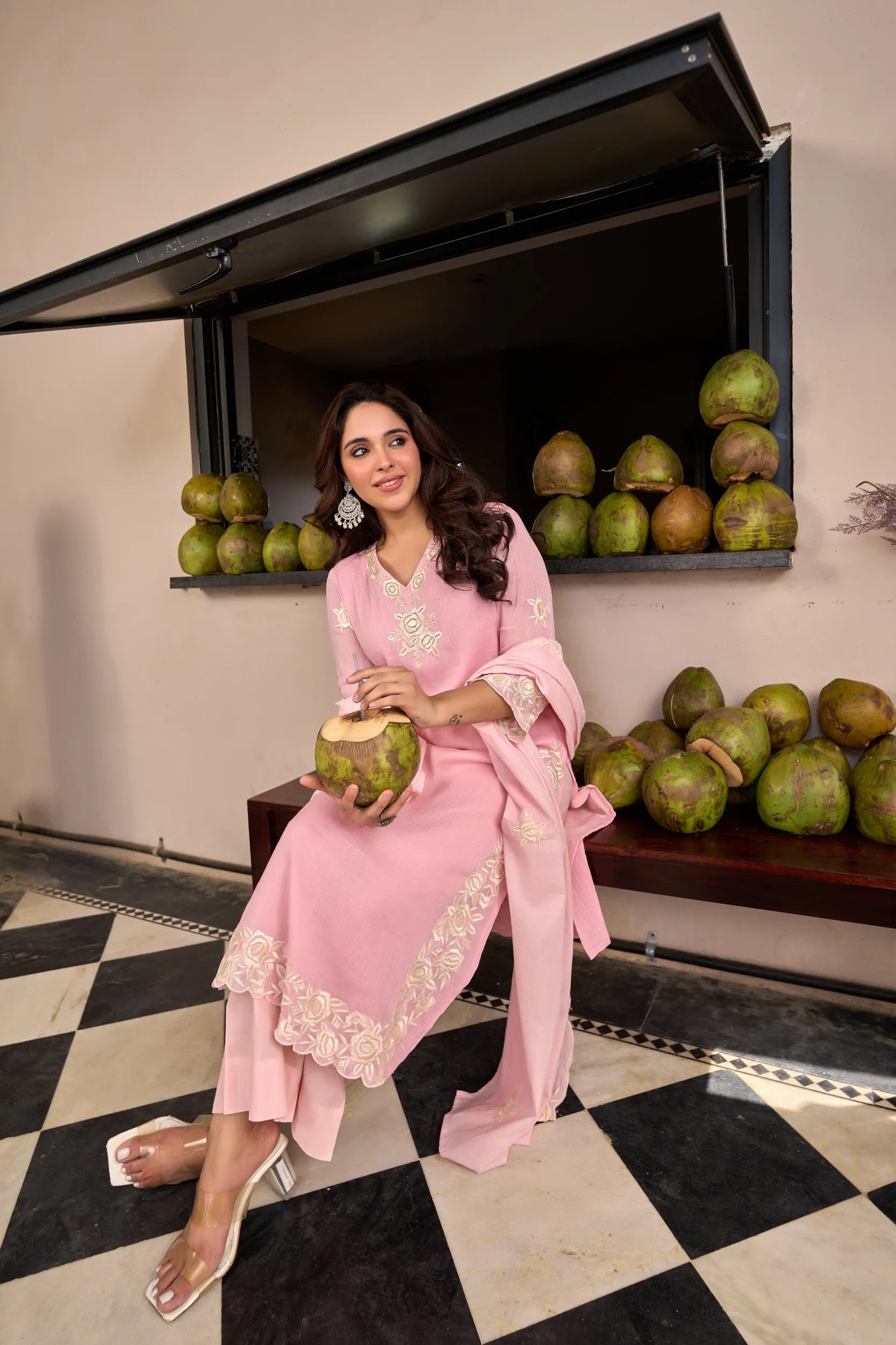 Blush Petal Suit Set