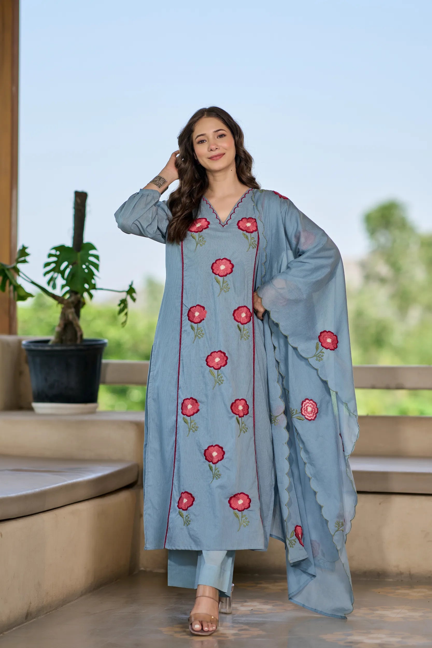 Blossom Sky Suit Set