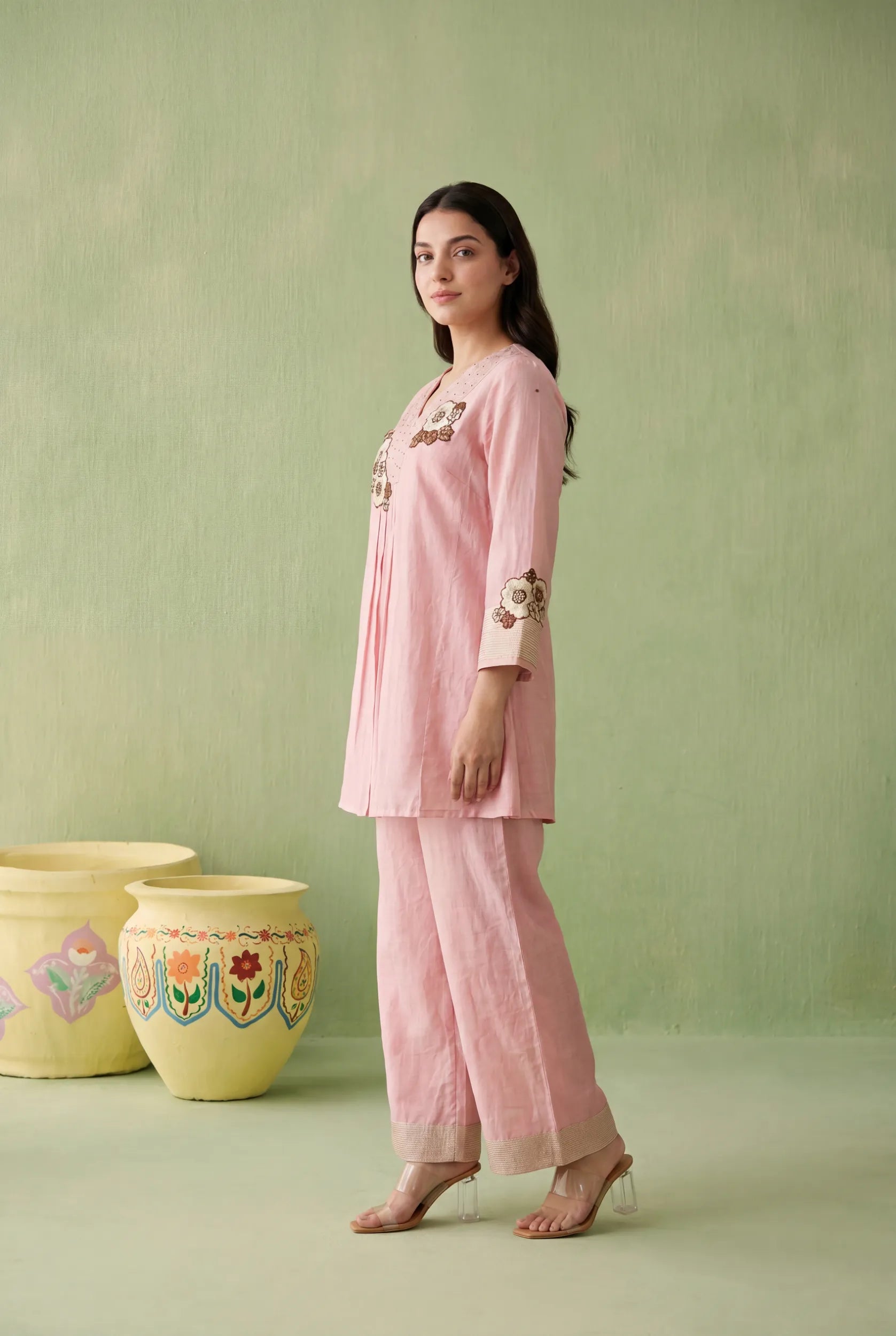 Blush Floral Co-Ord Set