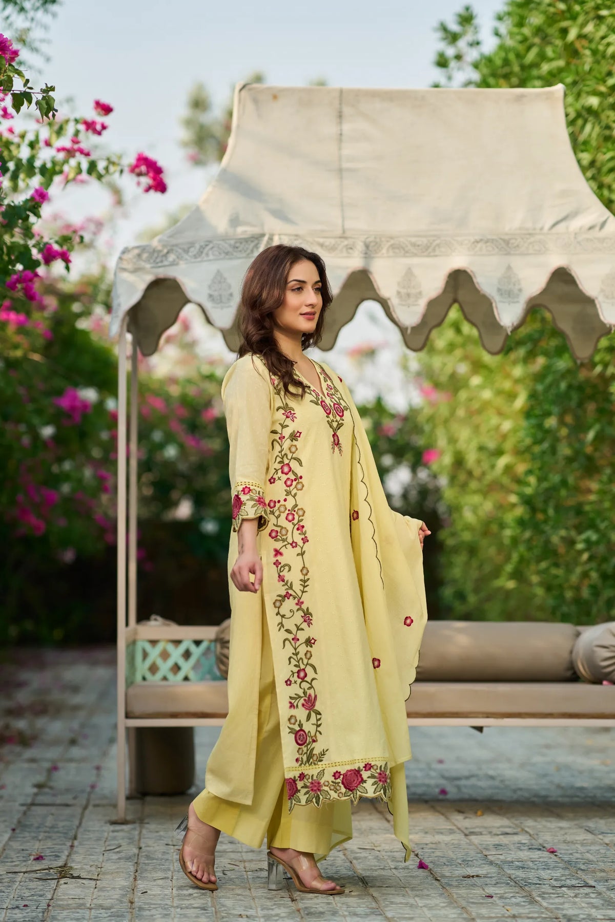 Lemon Petal Kurta Set