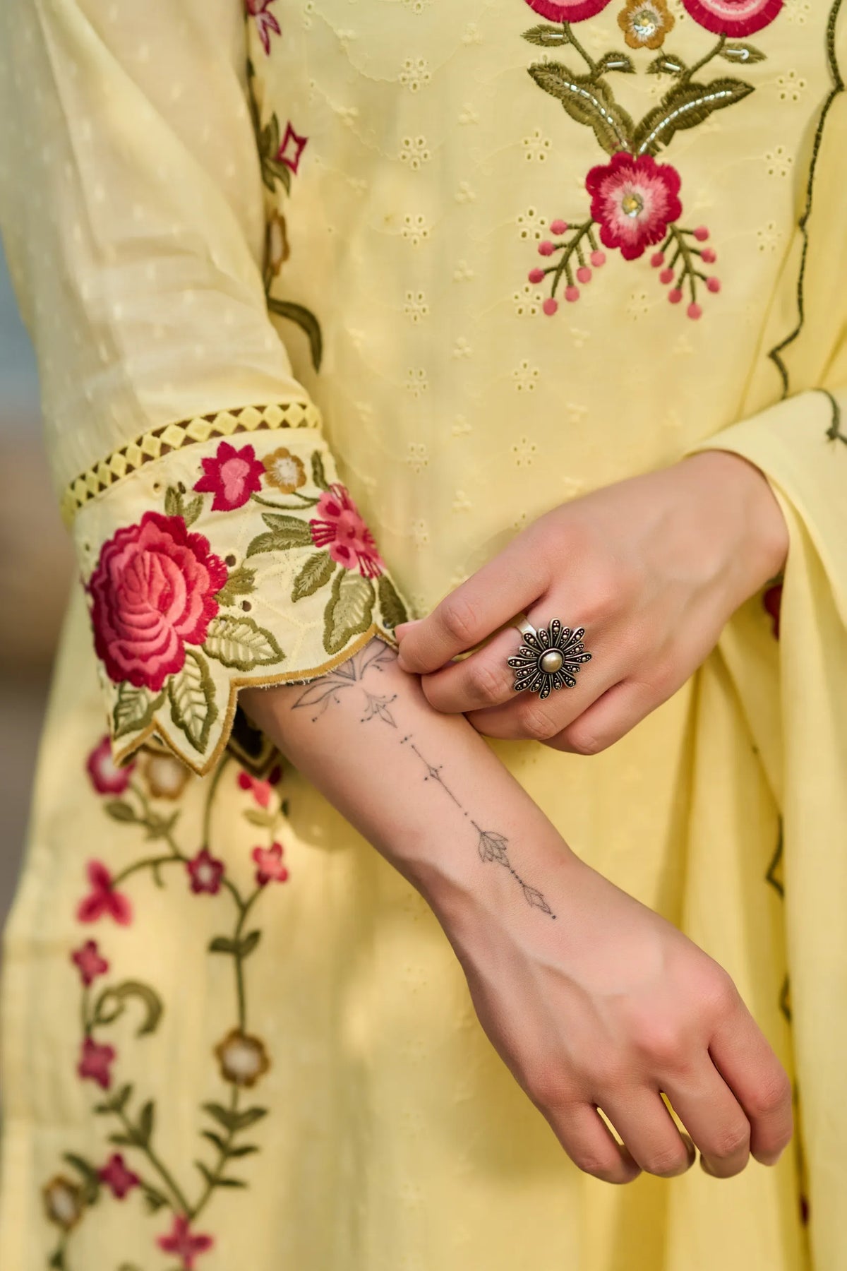 Lemon Petal Kurta Set