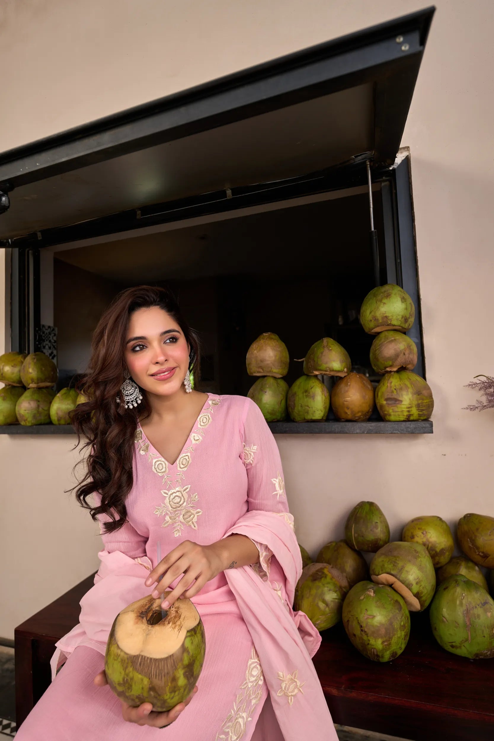 Blush Petal Suit Set