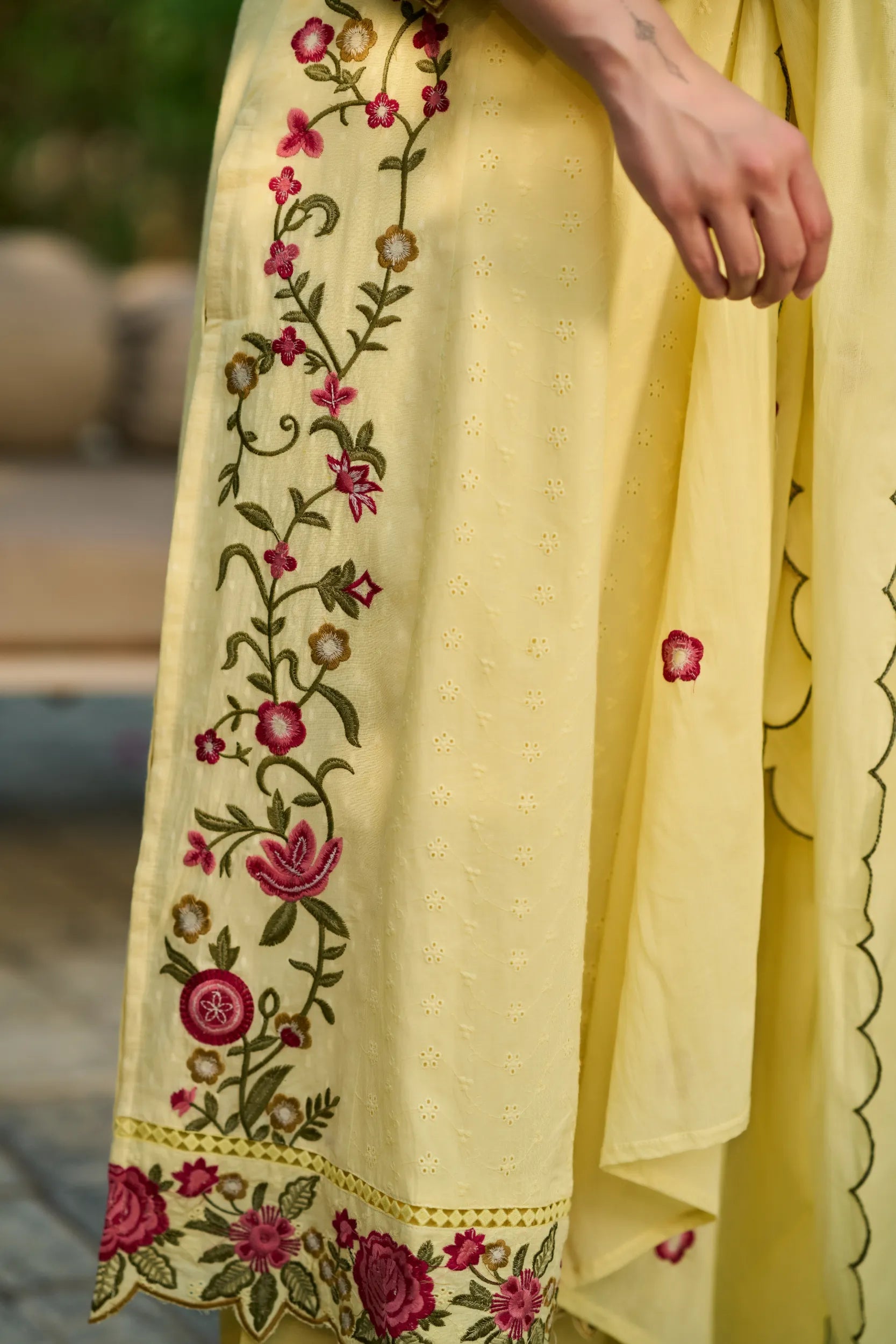 Lemon Petal Kurta Set