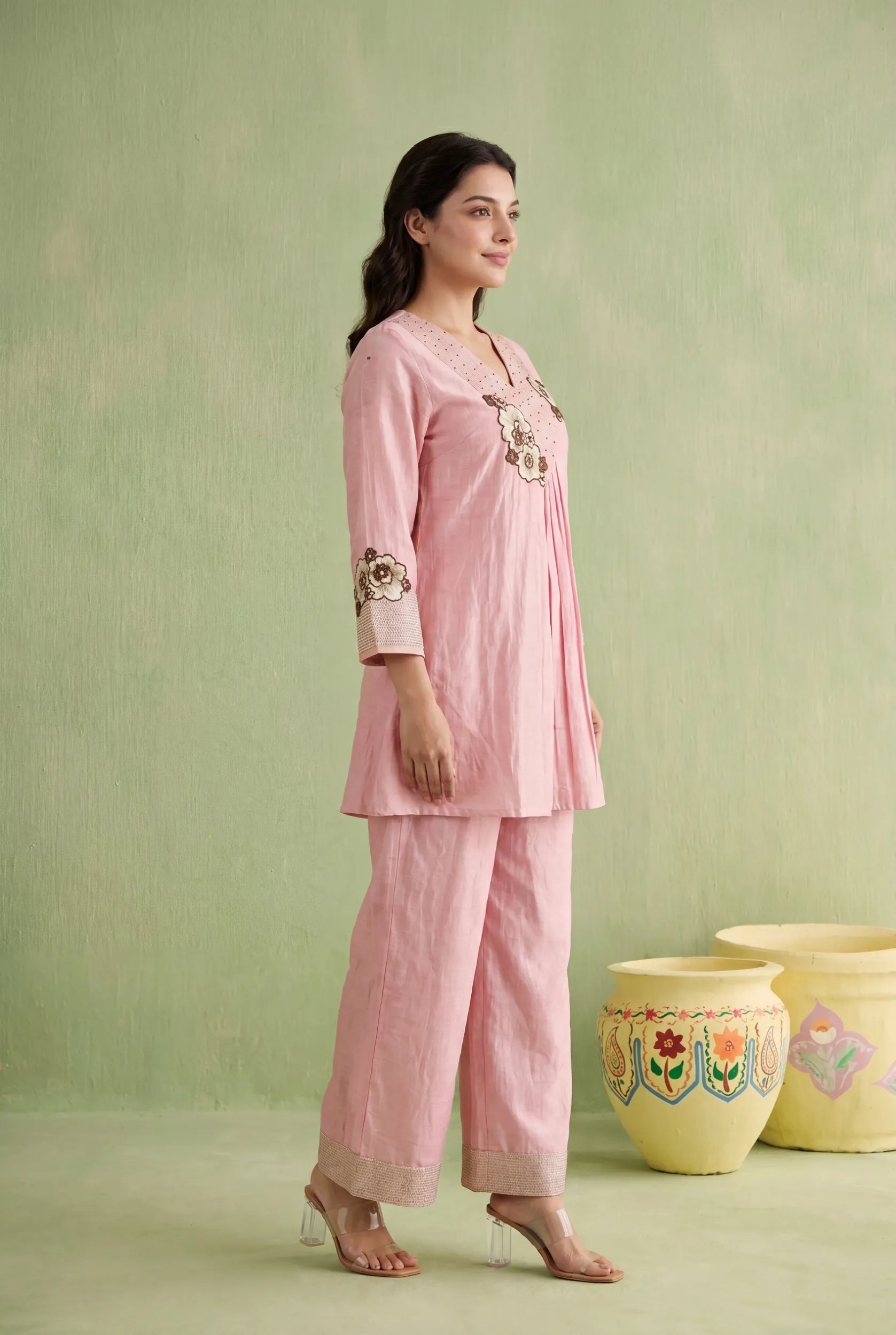 Blush Floral Co-Ord Set