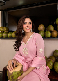 Blush Petal Kurta Set