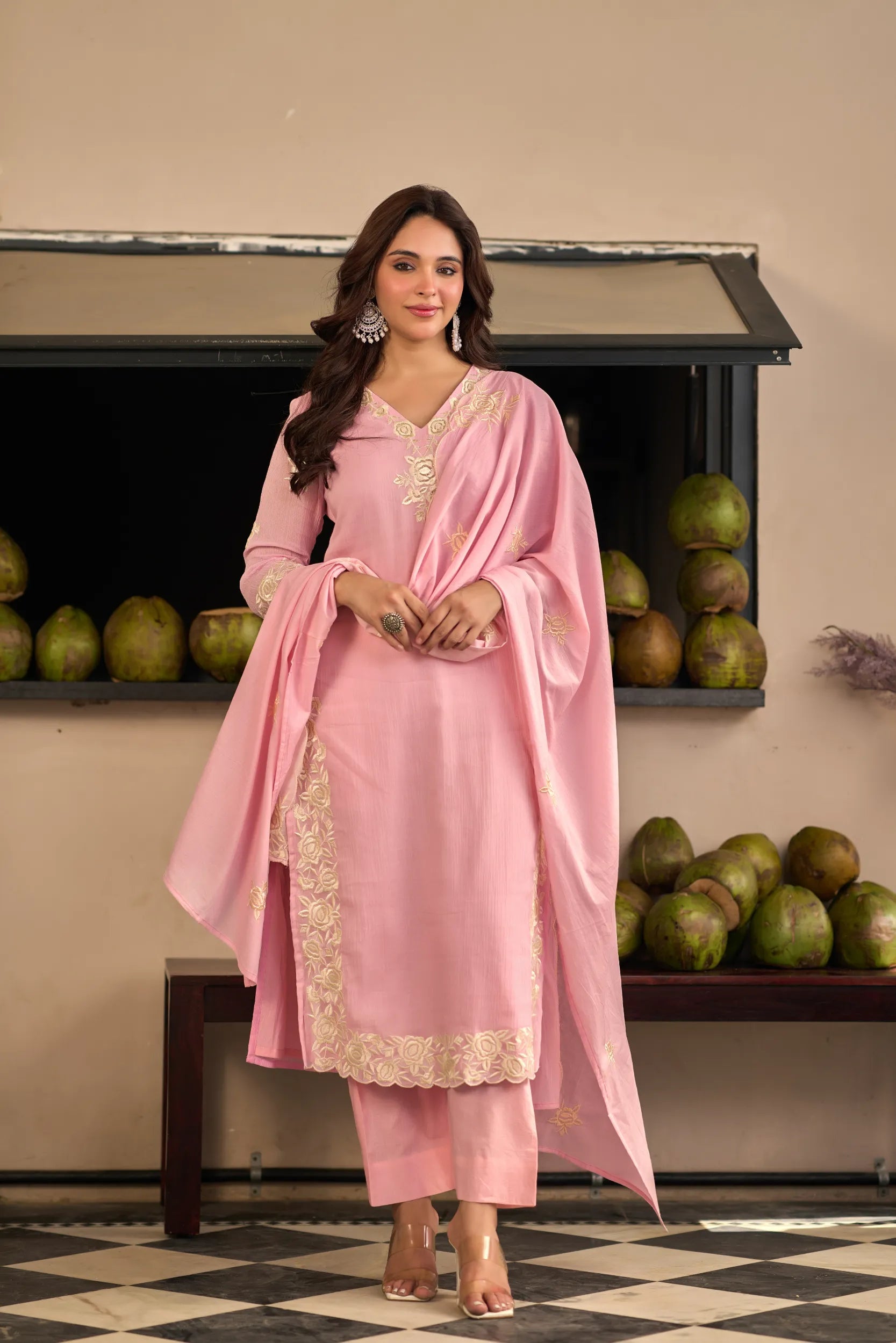 Blush Petal Suit Set