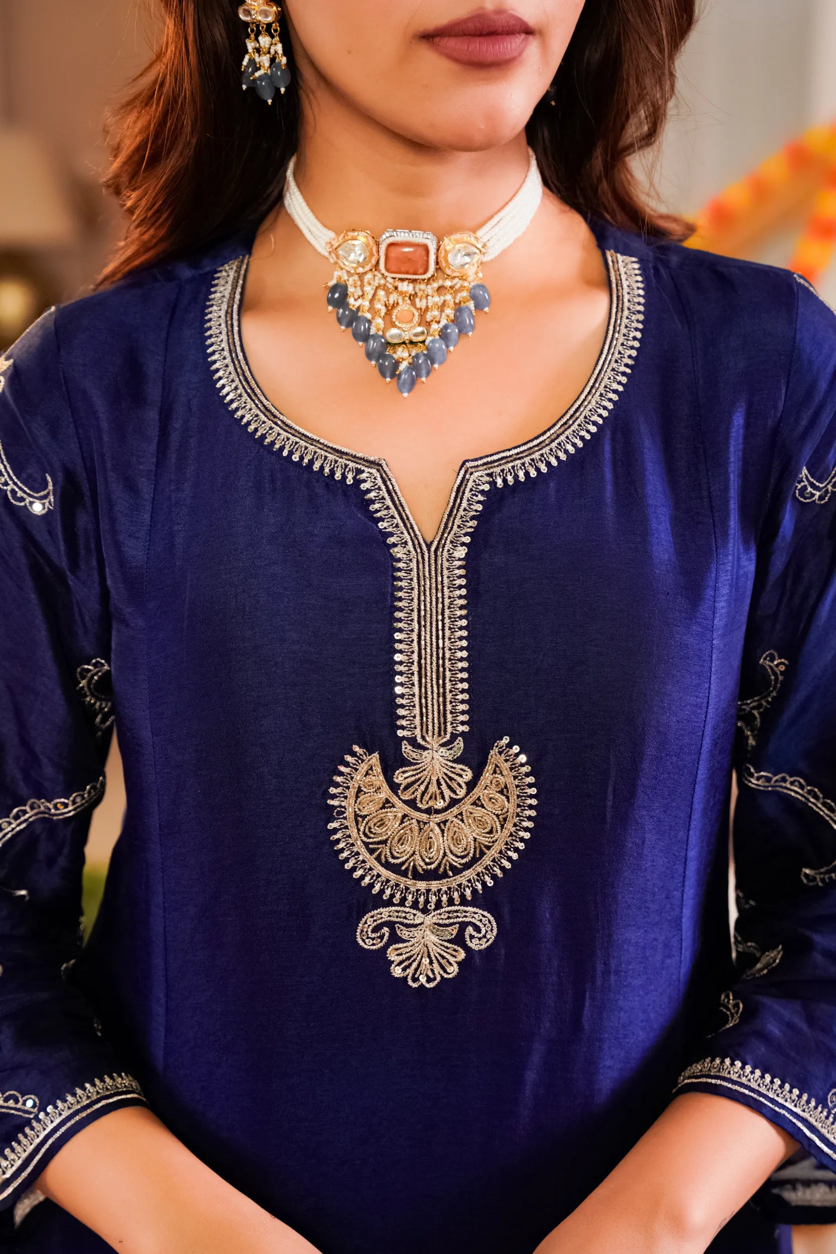 Midnight Majesty Kurta Set