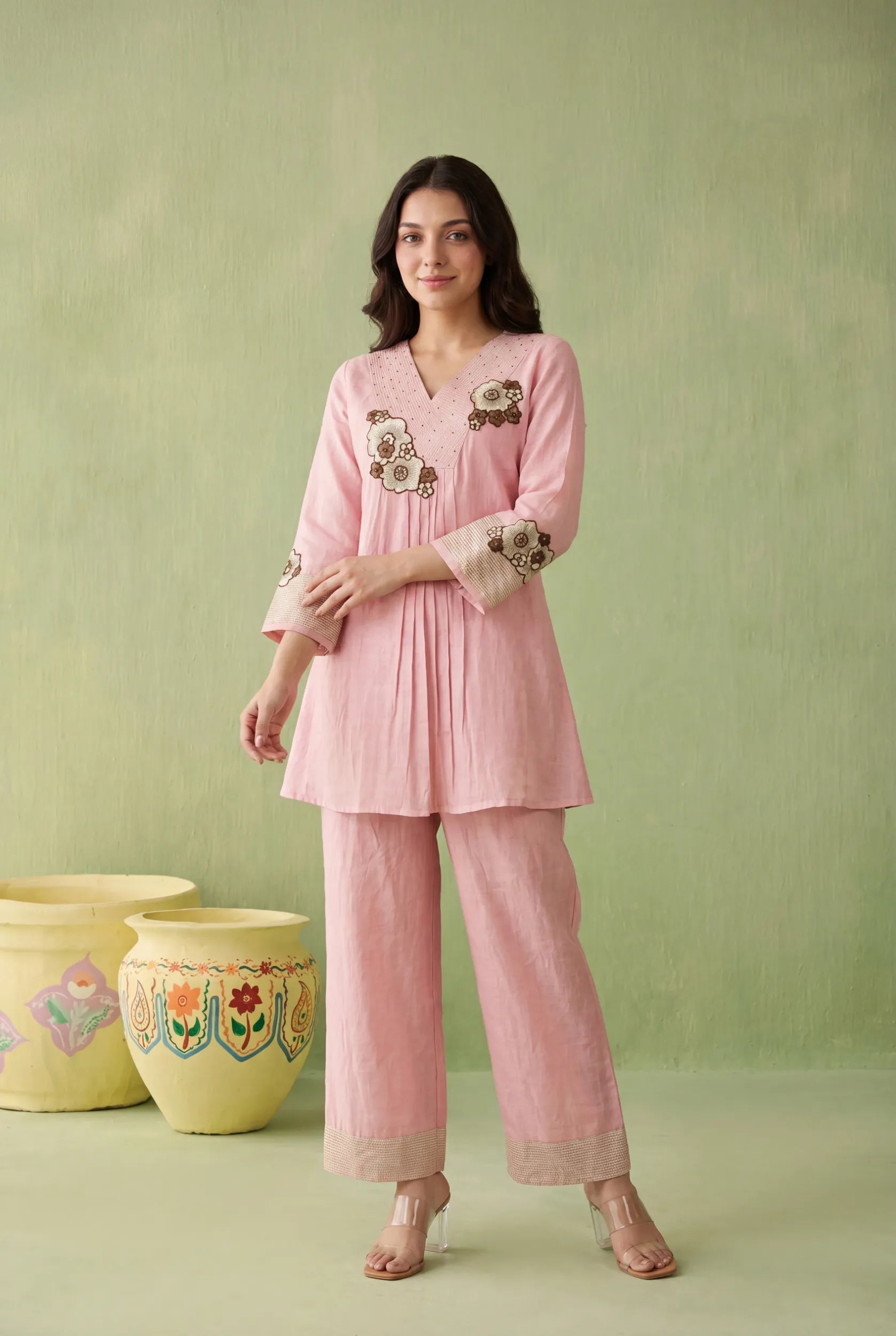 Blush Floral Co-Ord Set