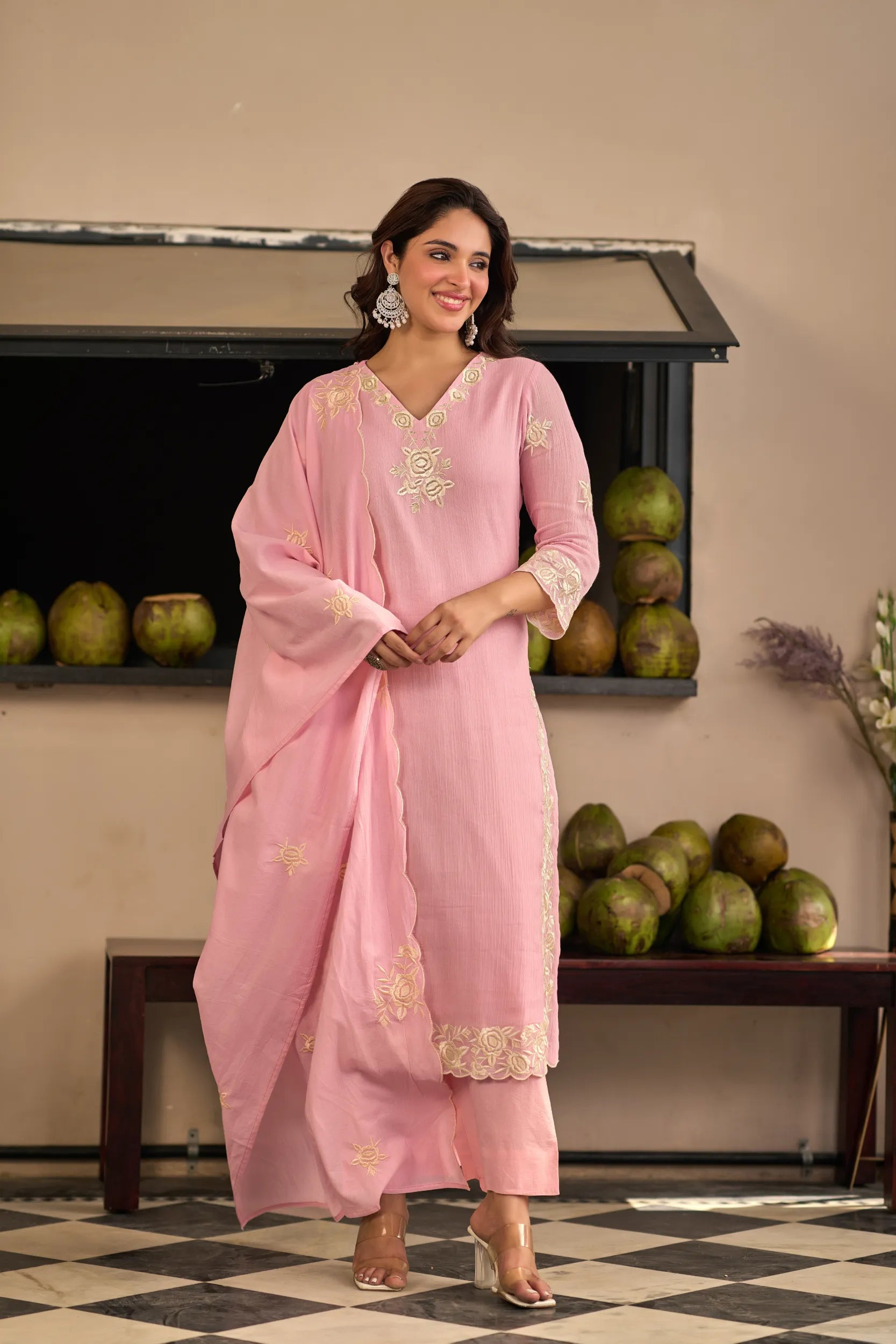 Blush Petal Kurta Set
