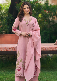 Blooming Blush Embroidered Set