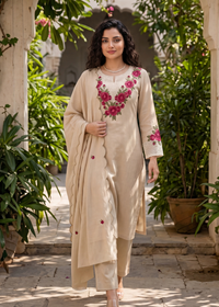 Ivory Petal Suit Set