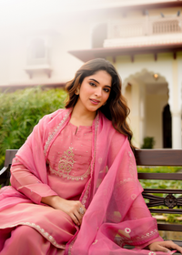 Rose Blush Swiss Tissue Suit Set