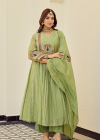 Pista Grace Embroidered Suit Set