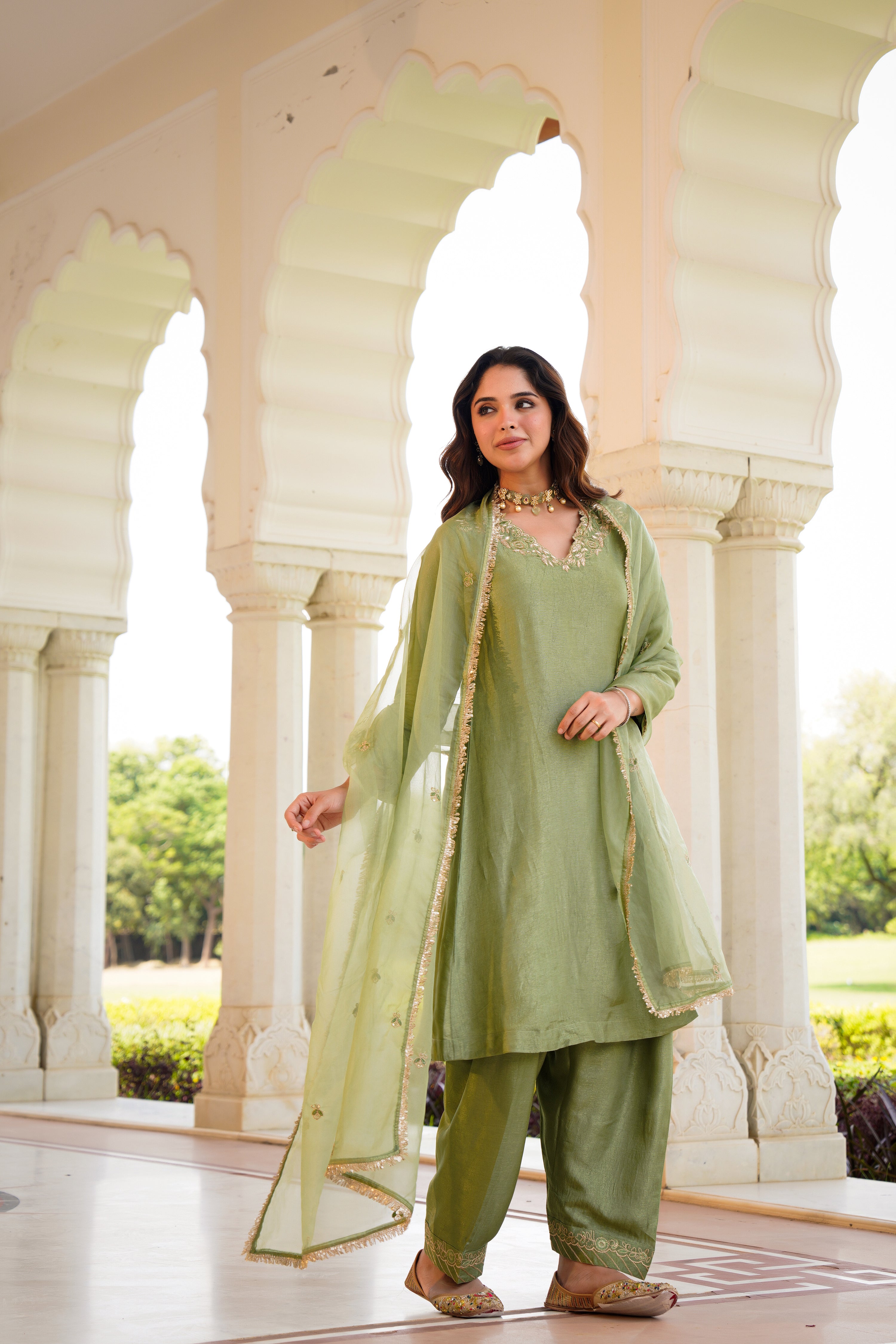 Mint Serenity Set Russian Suit Set