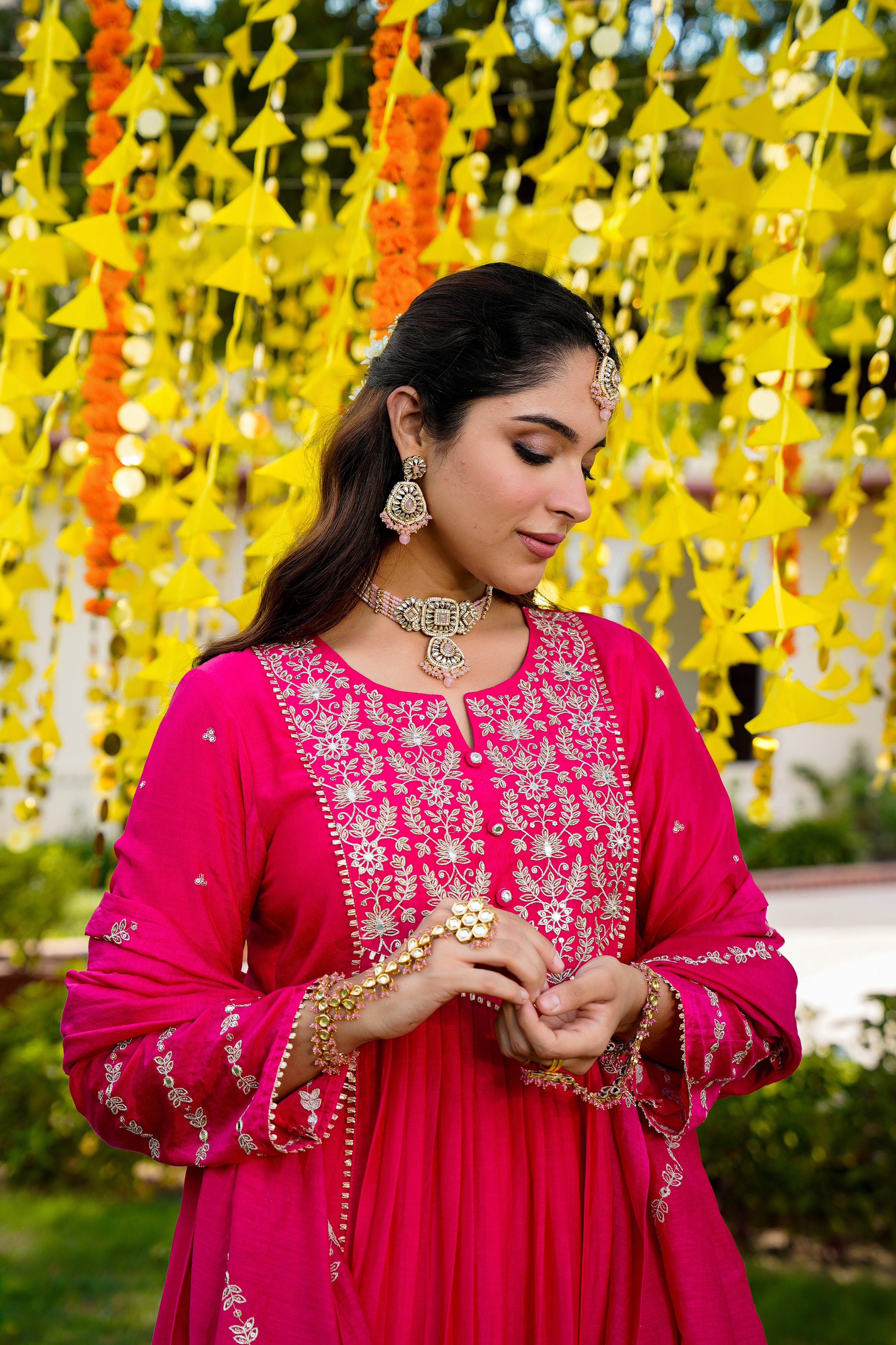 Rani Zari Pink Suit Set