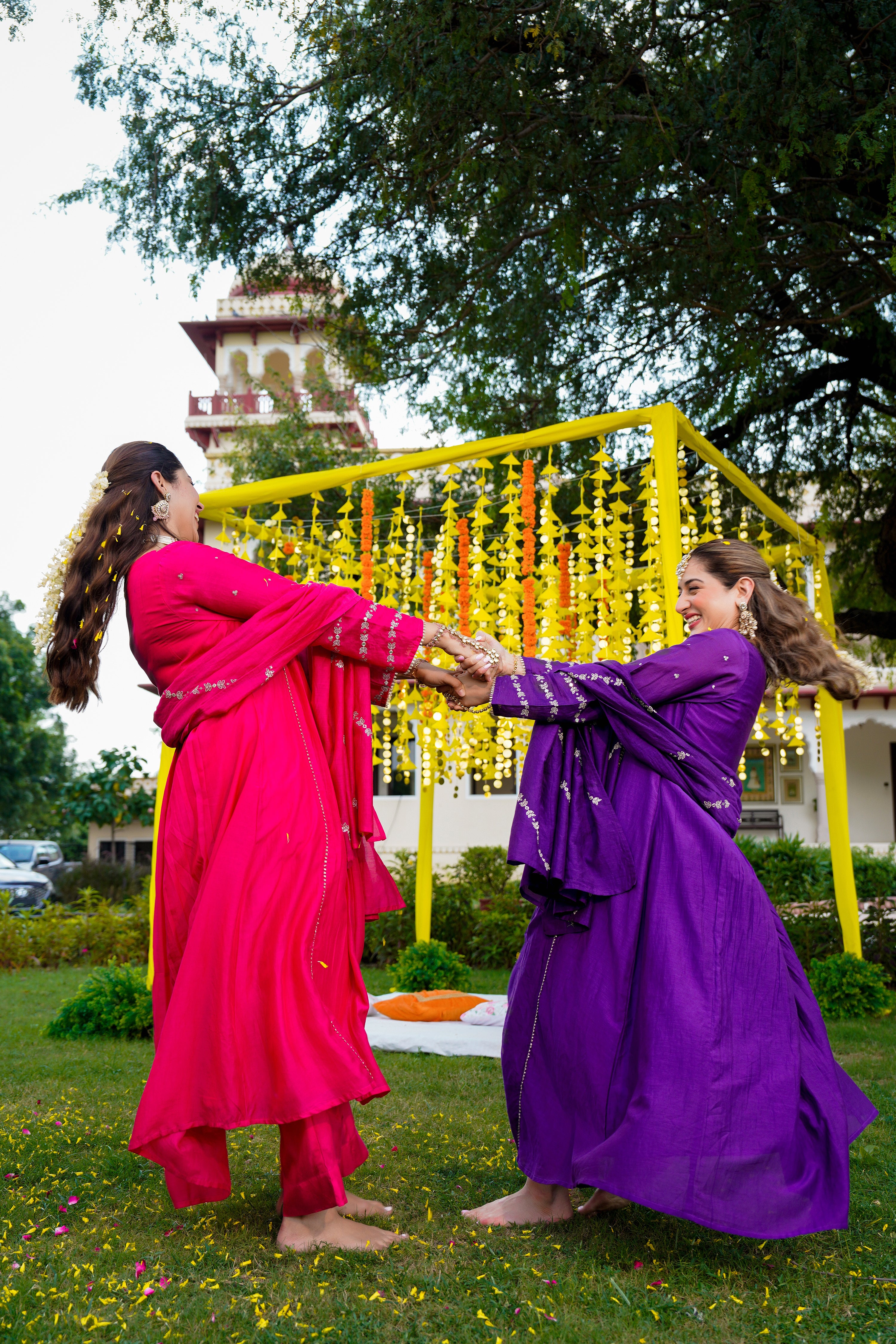 Royal Zari Purple Suit Set