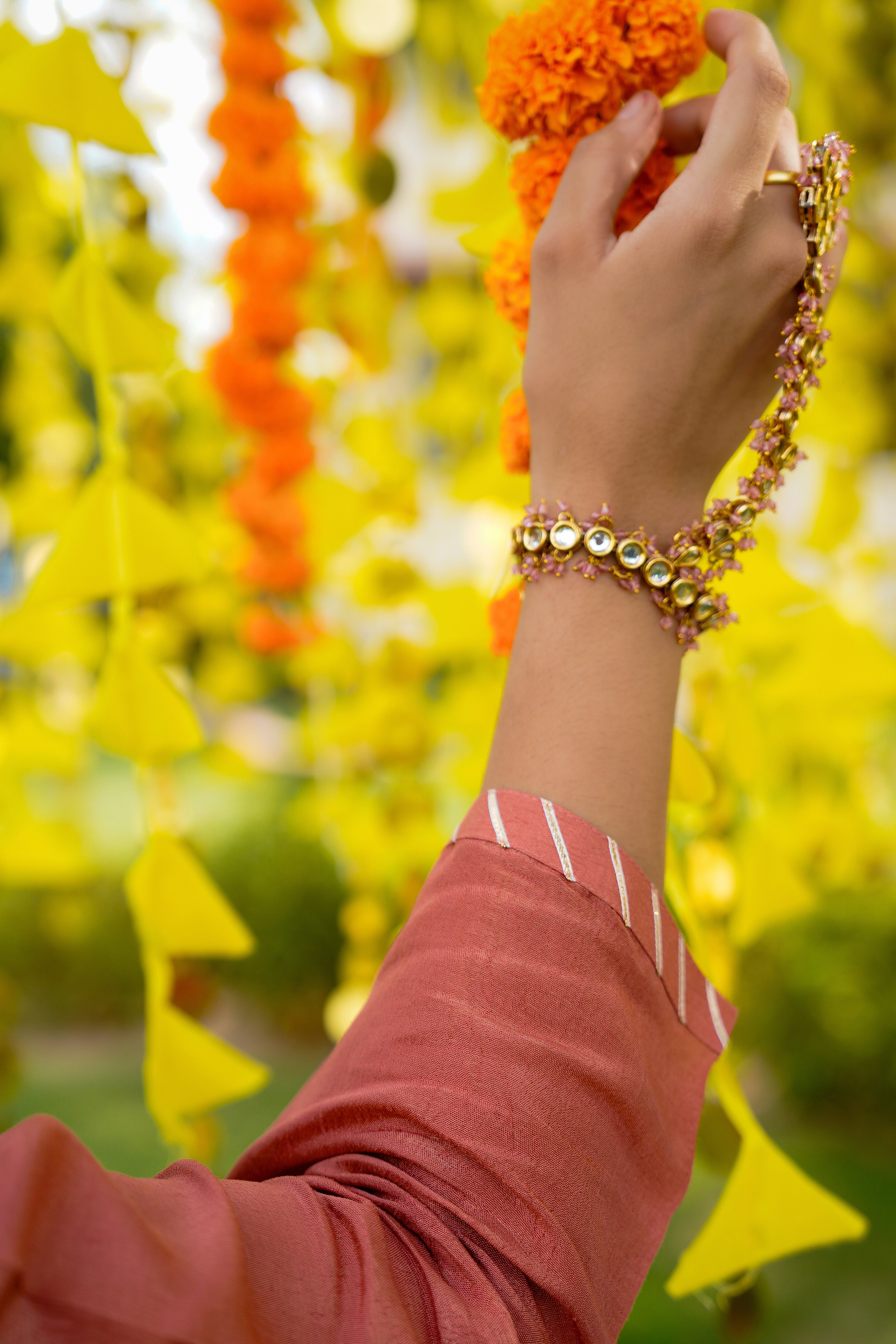 Blush Coral Glow Suit Set
