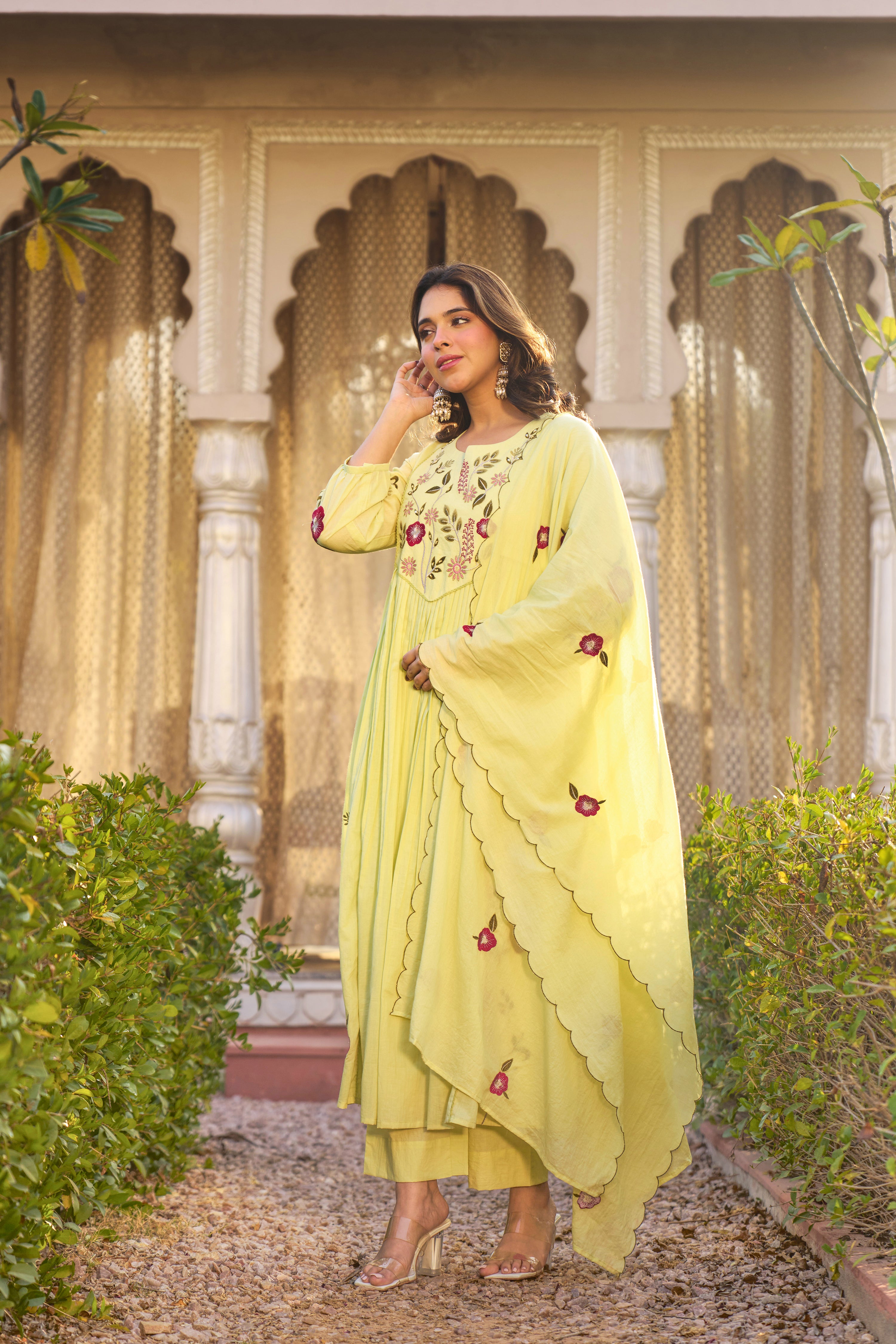 Lime Whisper Suit Set