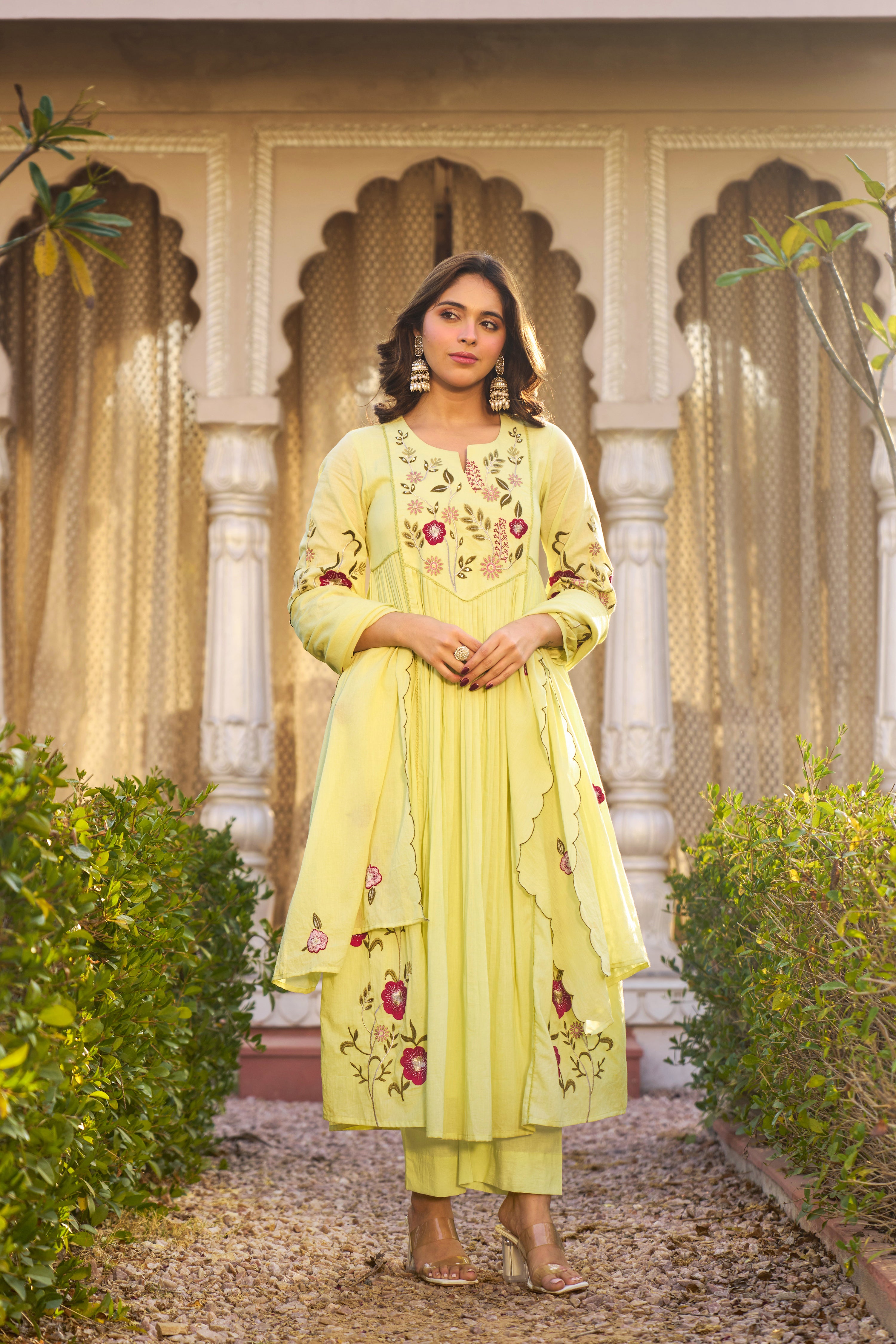 Lime Whisper Suit Set