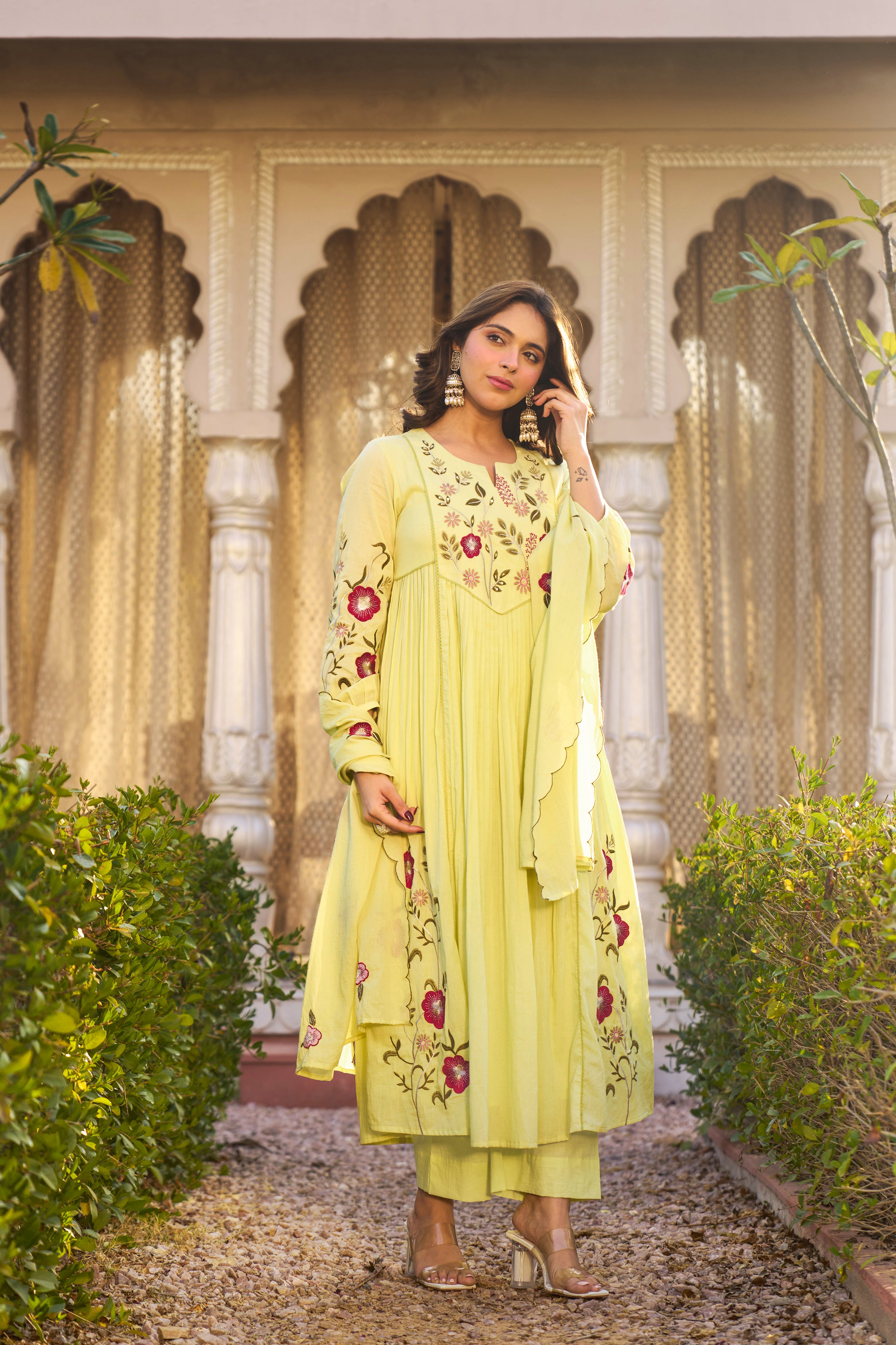 Lime Whisper Suit Set