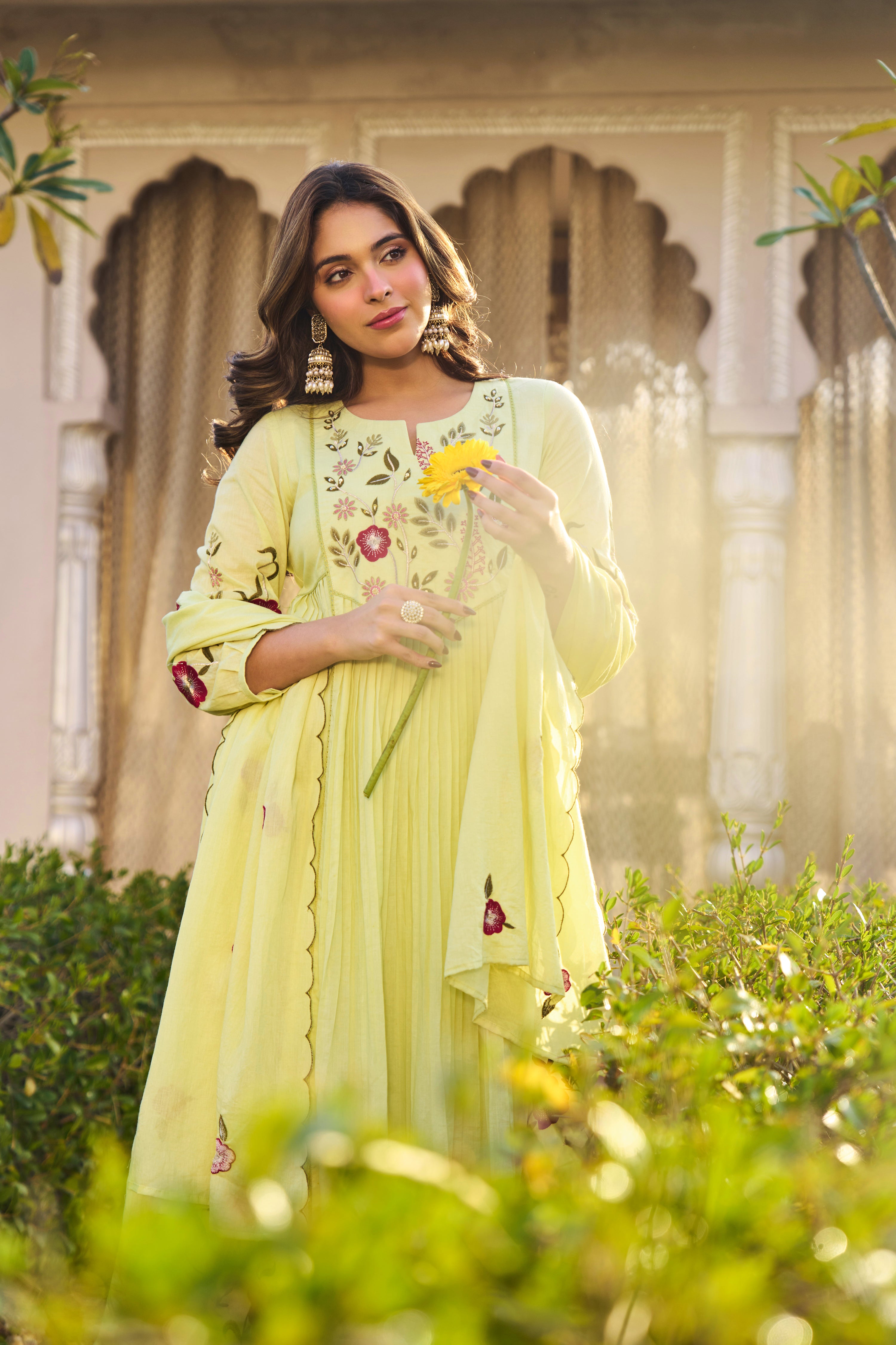 Lime Whisper Suit Set