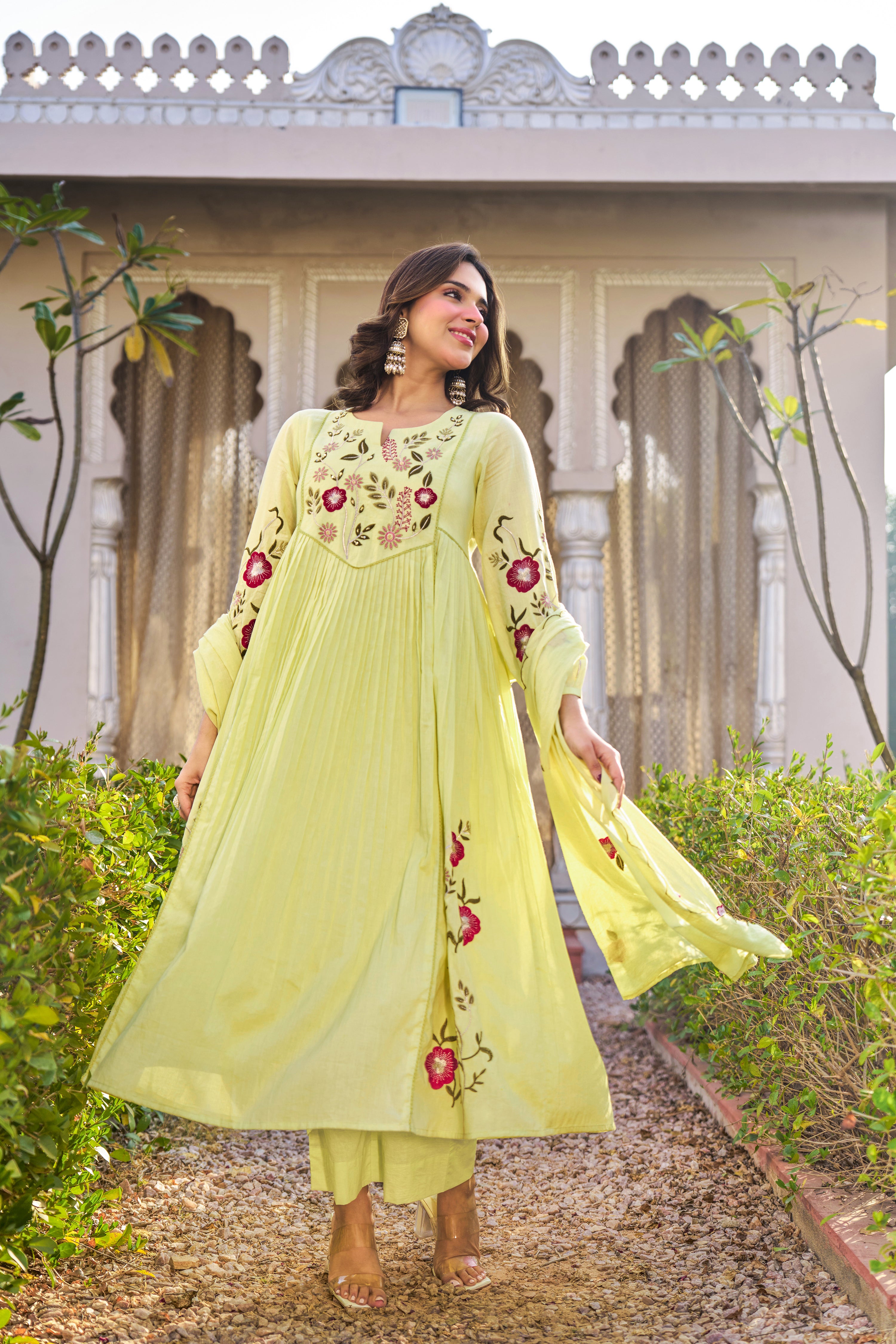 Lime Whisper Suit Set