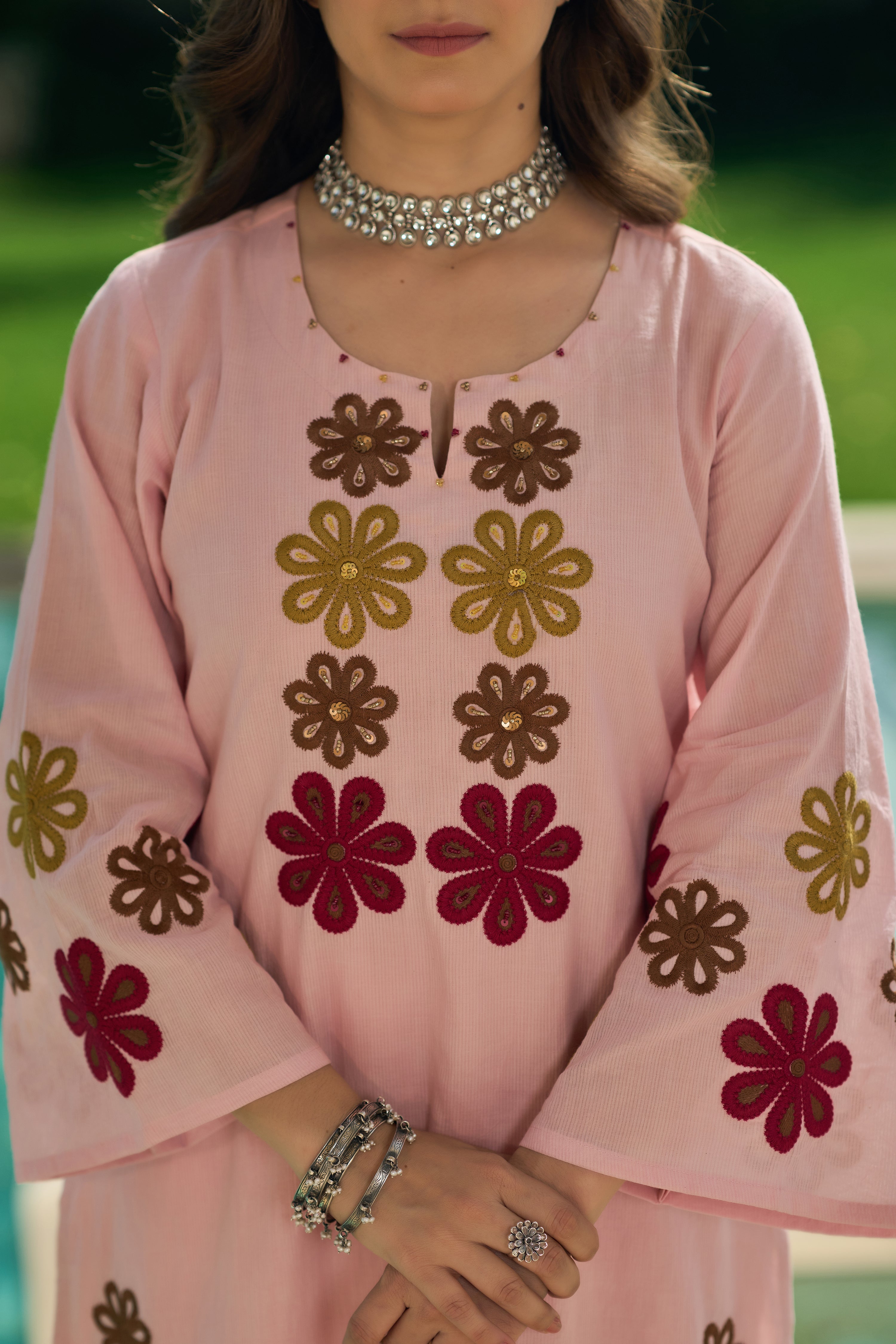 Blush Flora Suit Set