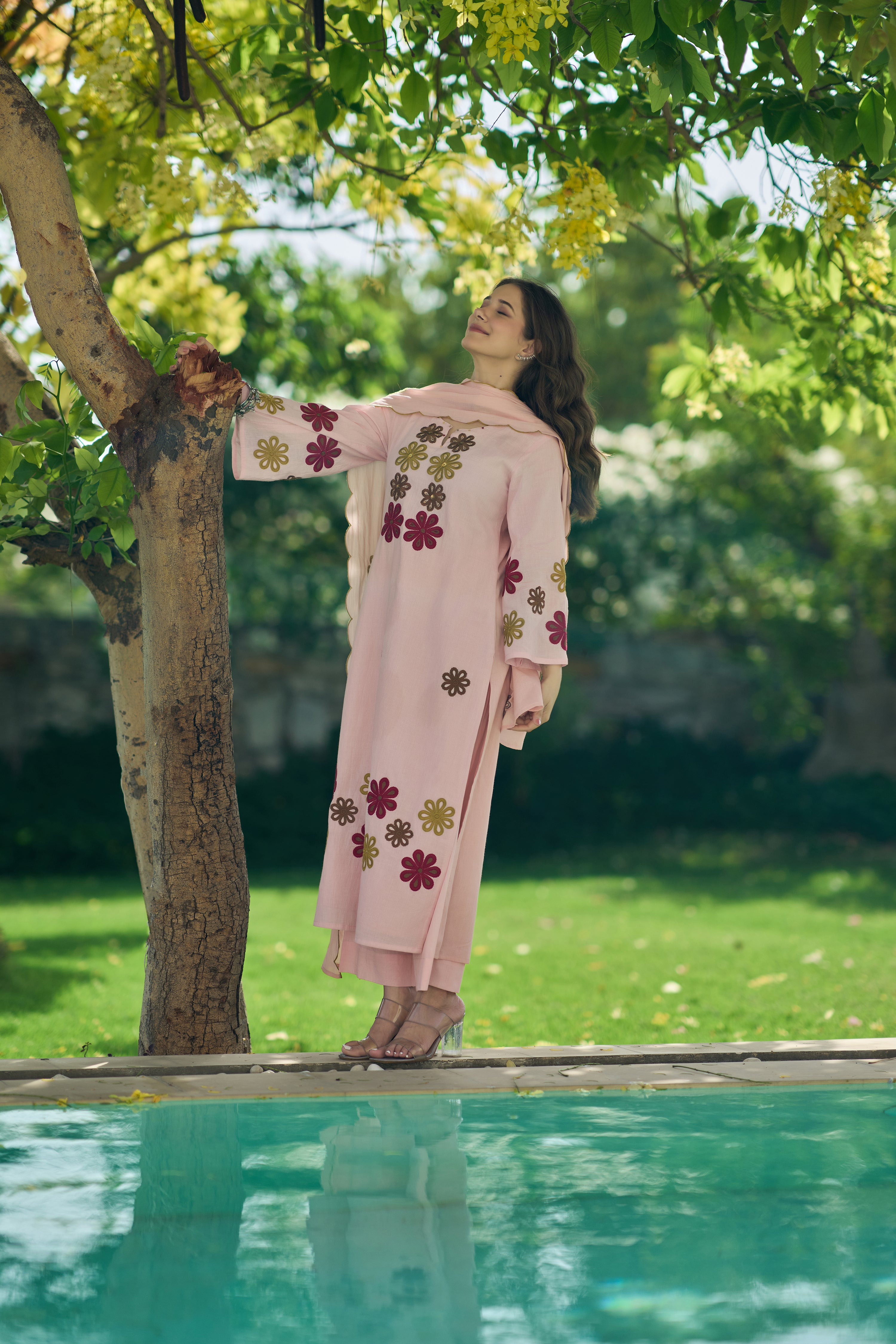 Blush Flora Suit Set