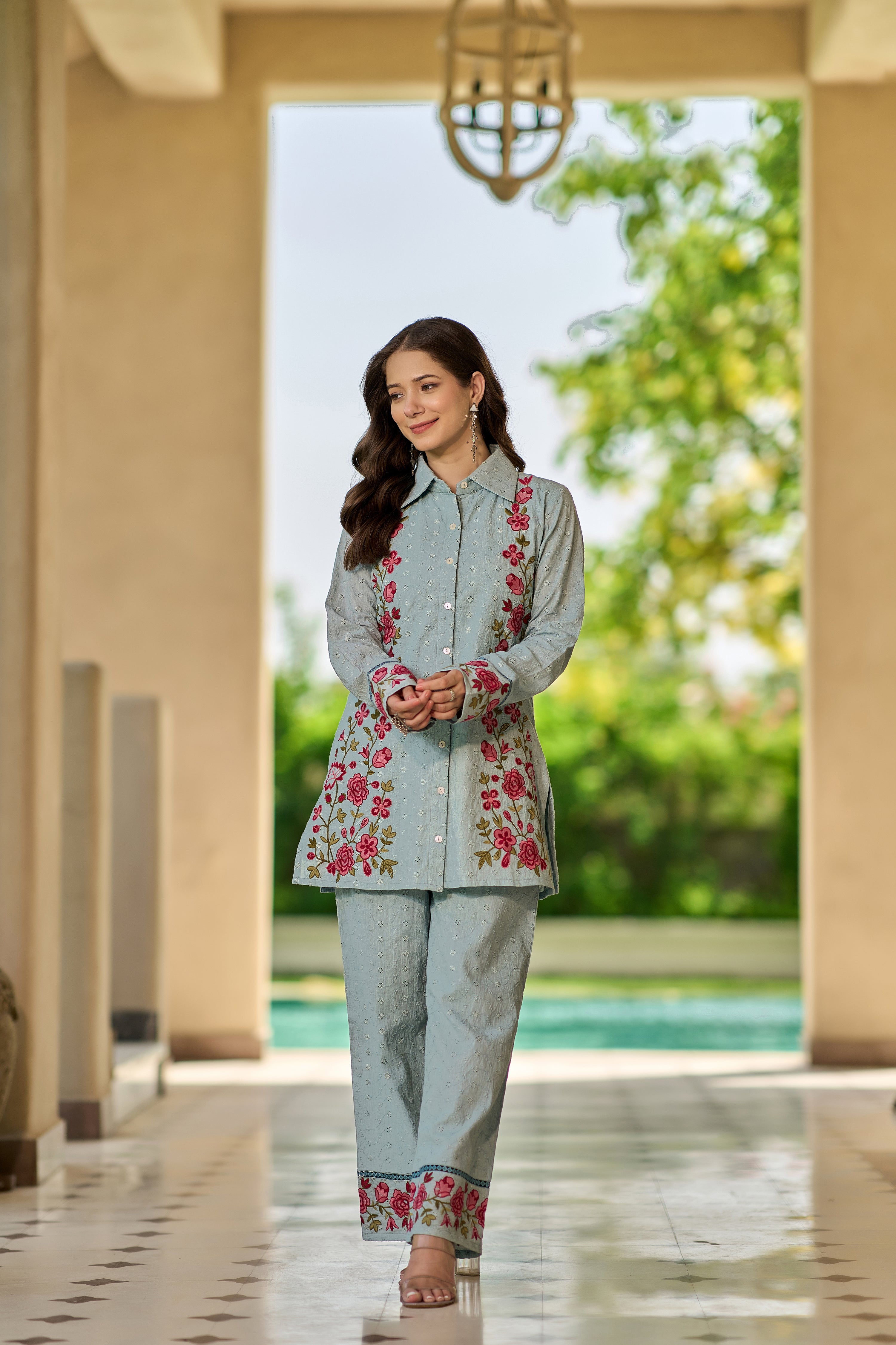 Powder Blue Co-Ord Set