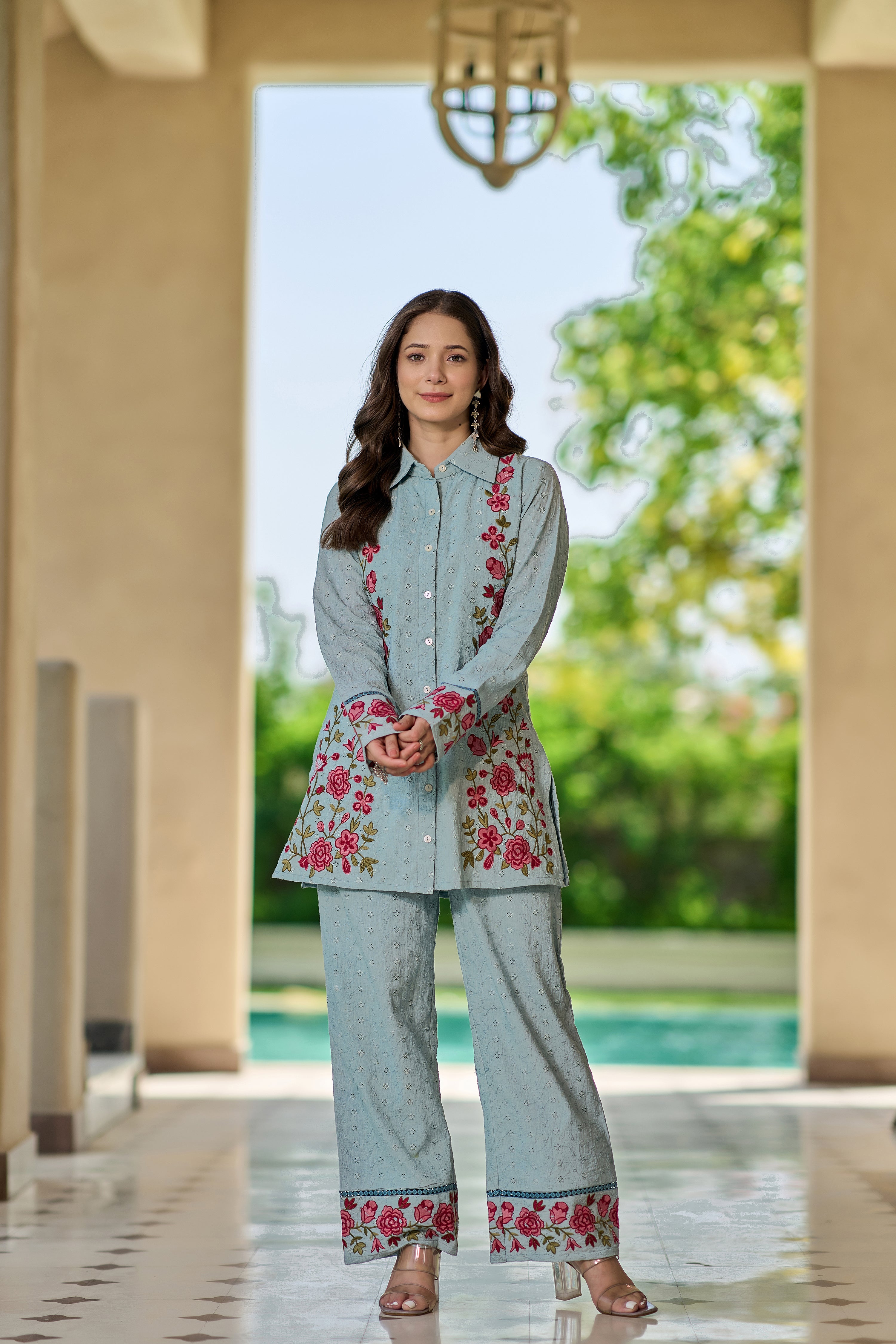 Powder Blue Co-Ord Set