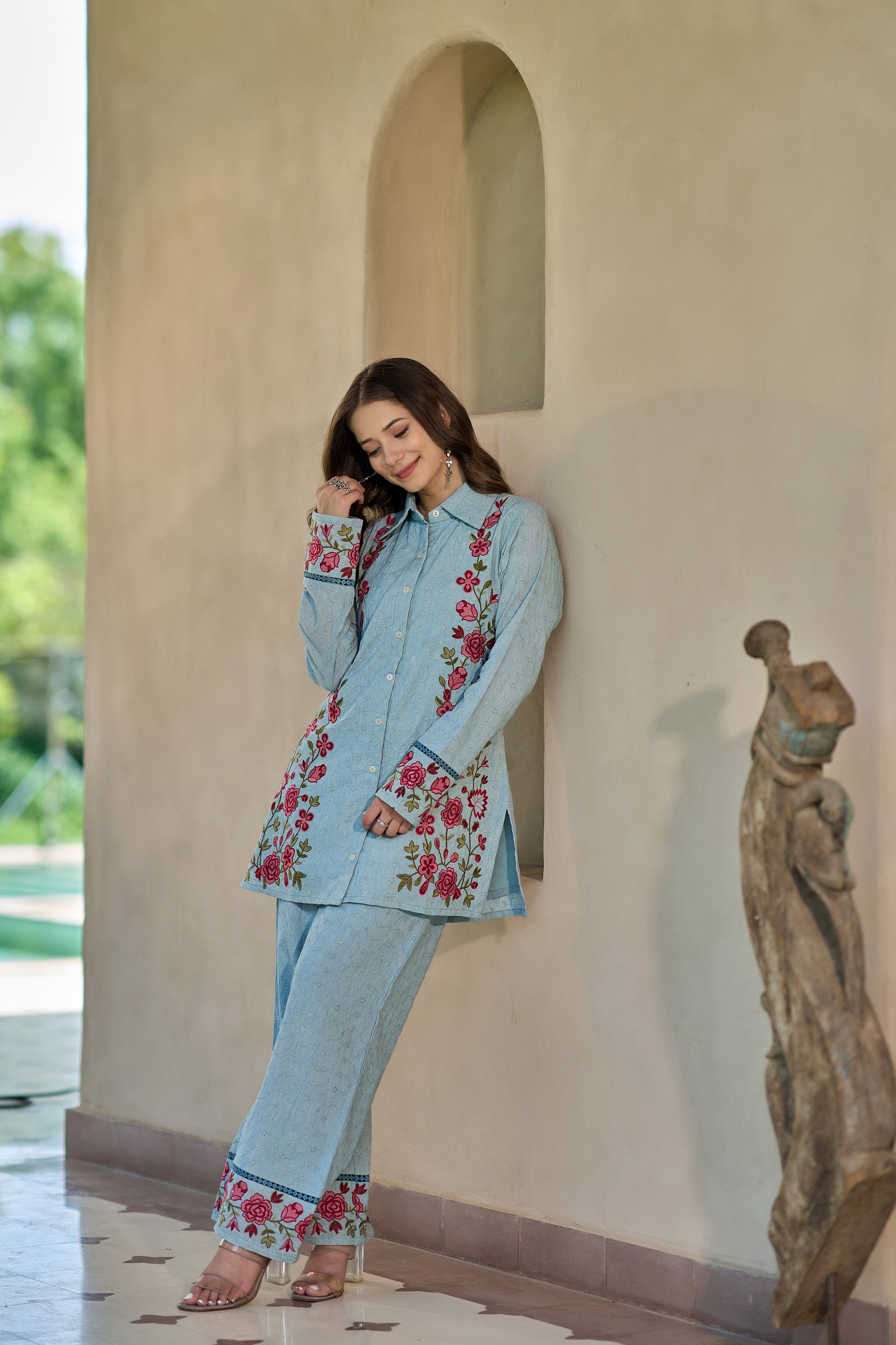 Powder Blue Co-Ord Set