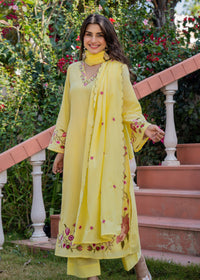 Yellow Petal Kurta Set