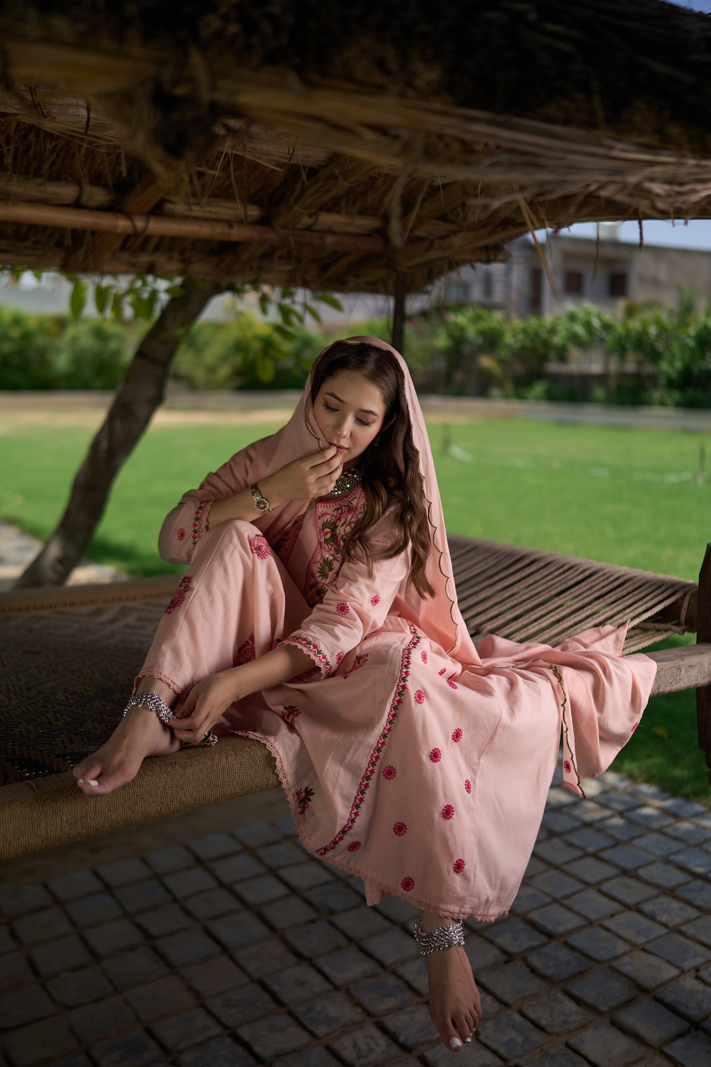 Pink Blossom Suit Set