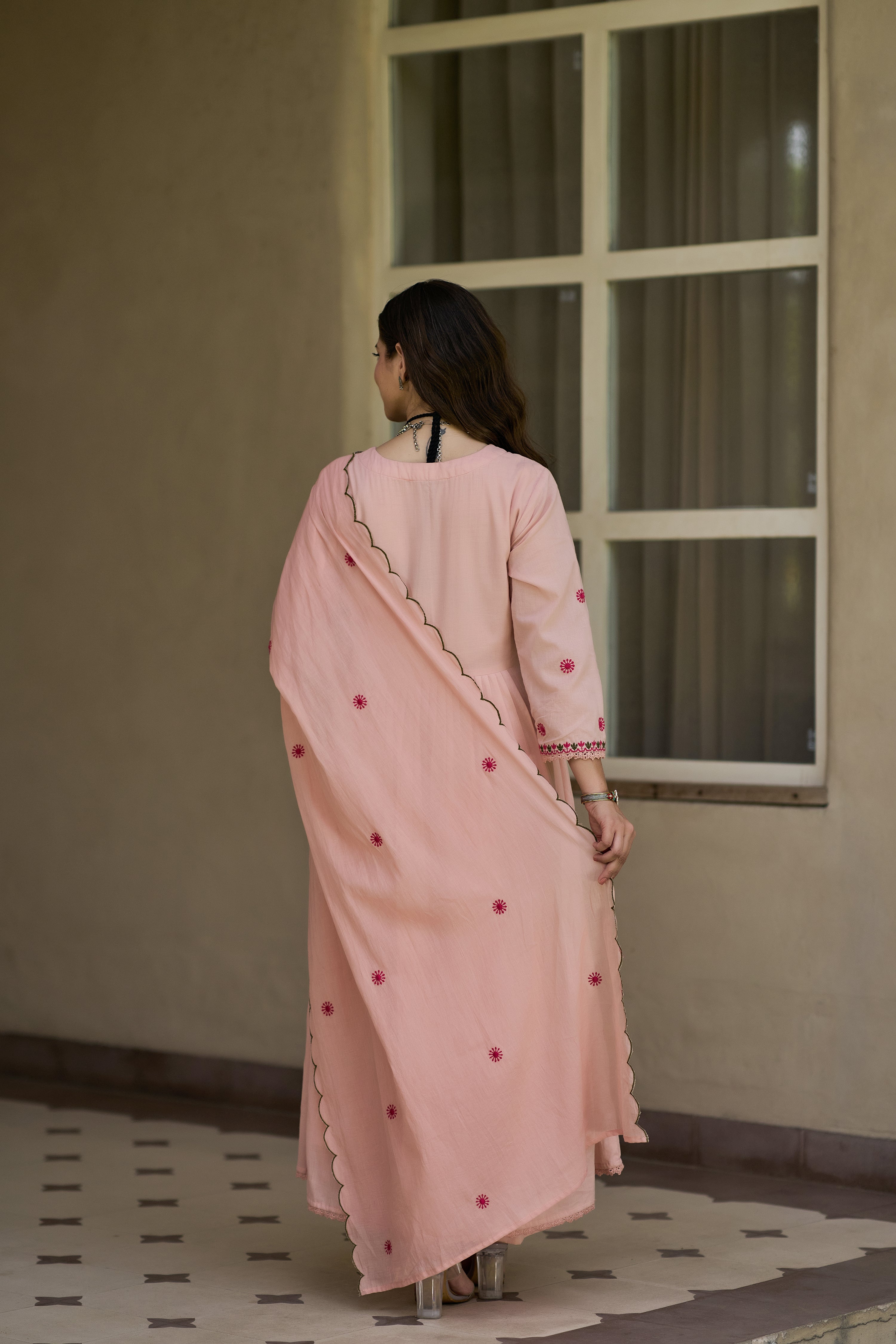 Pink Blossom Suit Set