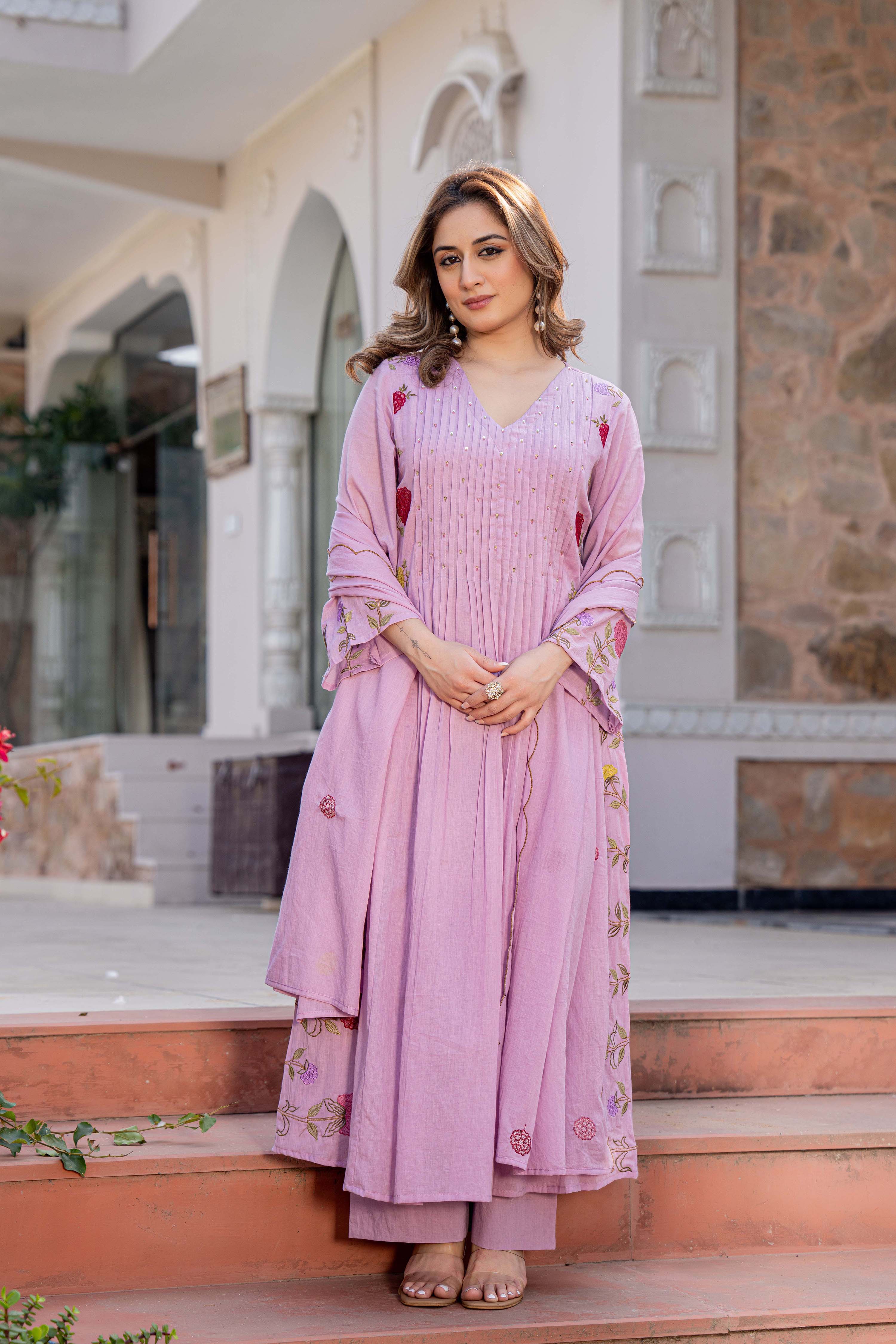 Blooming Rose Suit Set