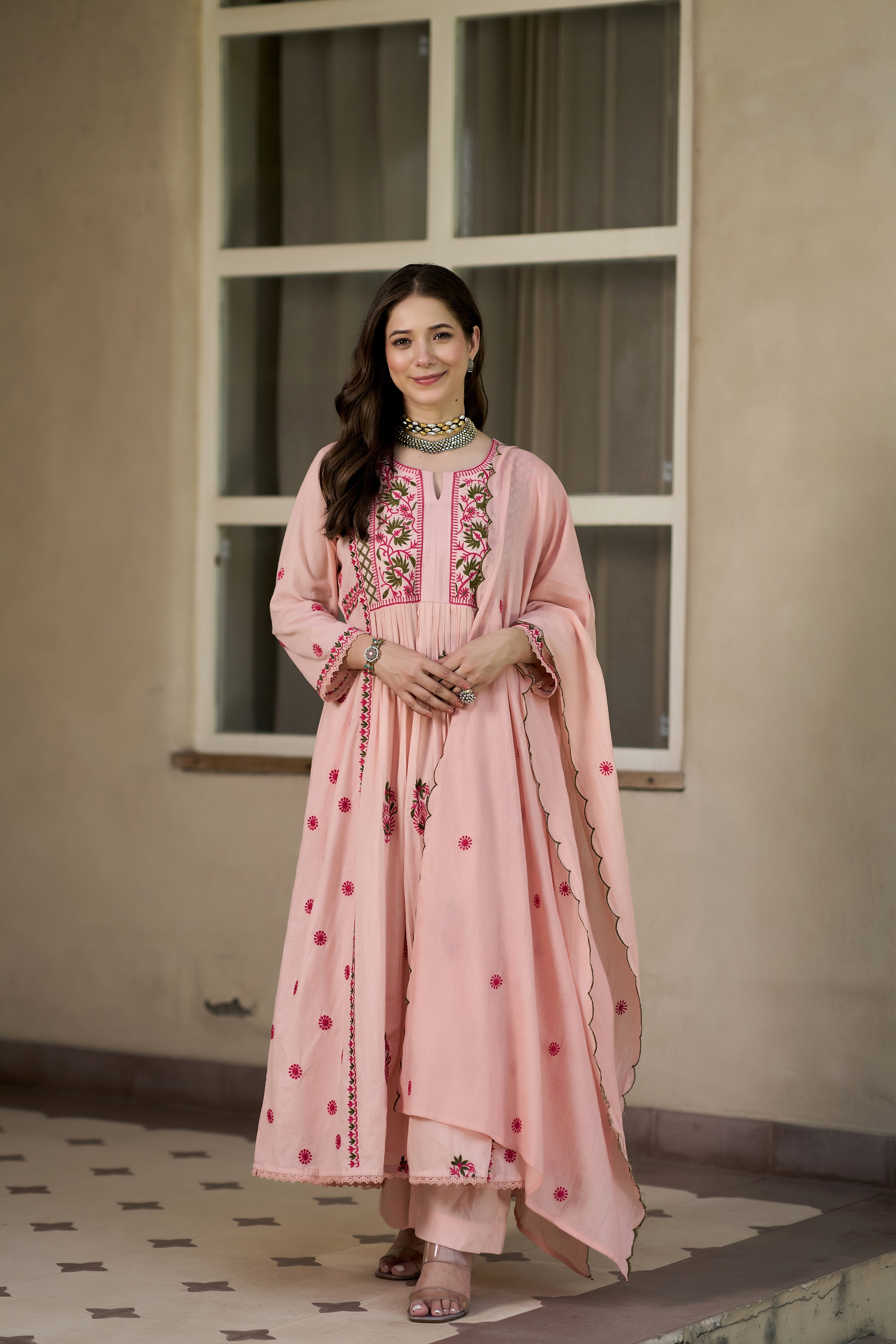 Pink Blossom Suit Set